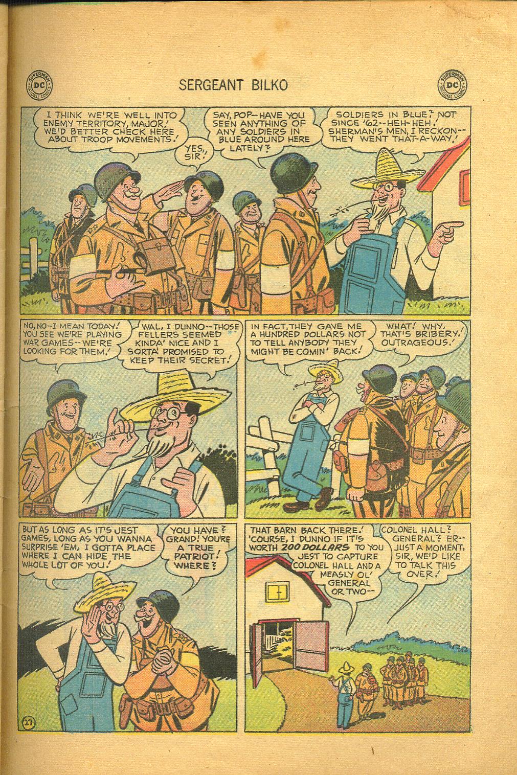Read online Sergeant Bilko comic -  Issue #1 - 29
