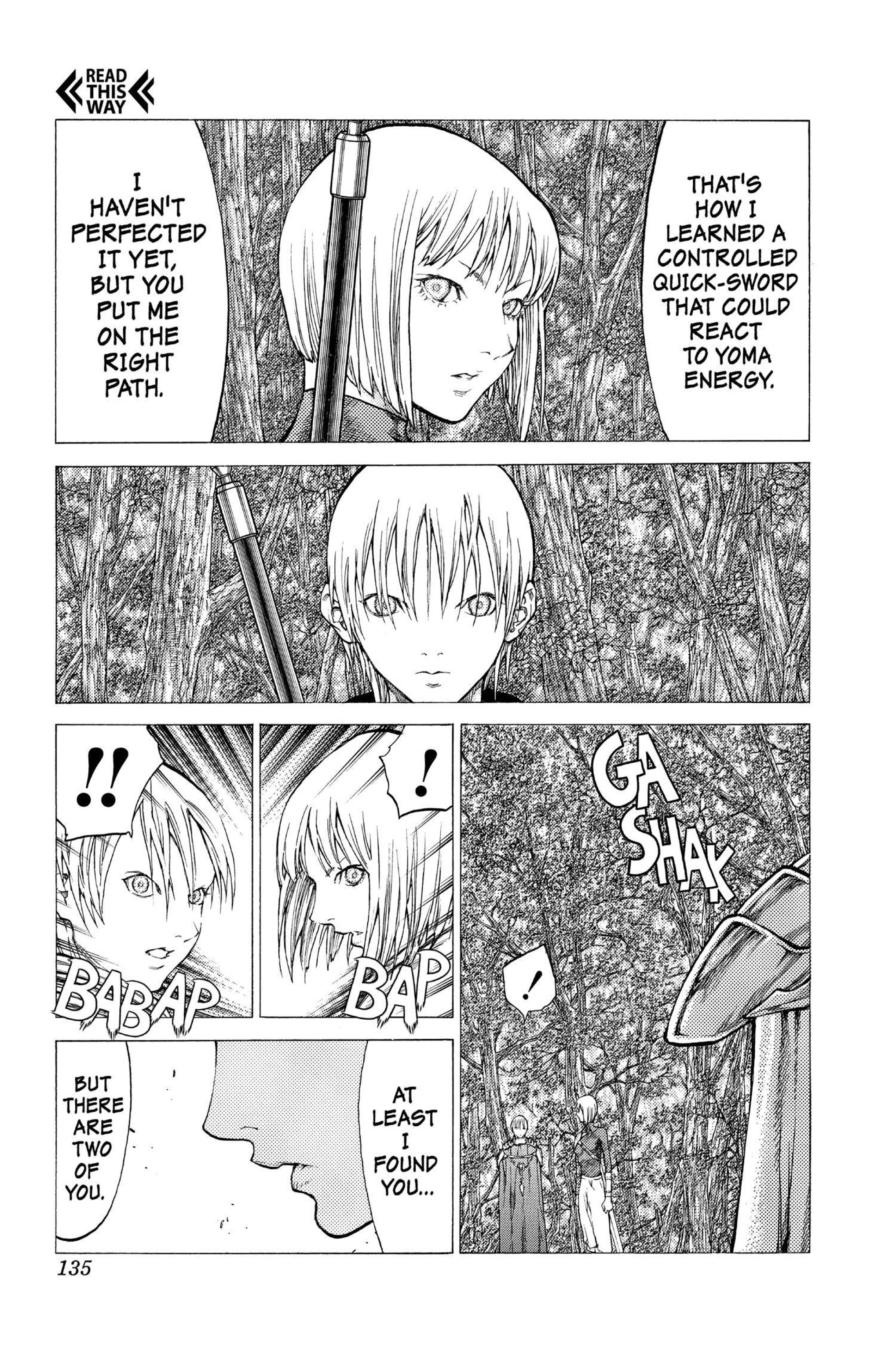 Read online Claymore comic -  Issue #9 - 125