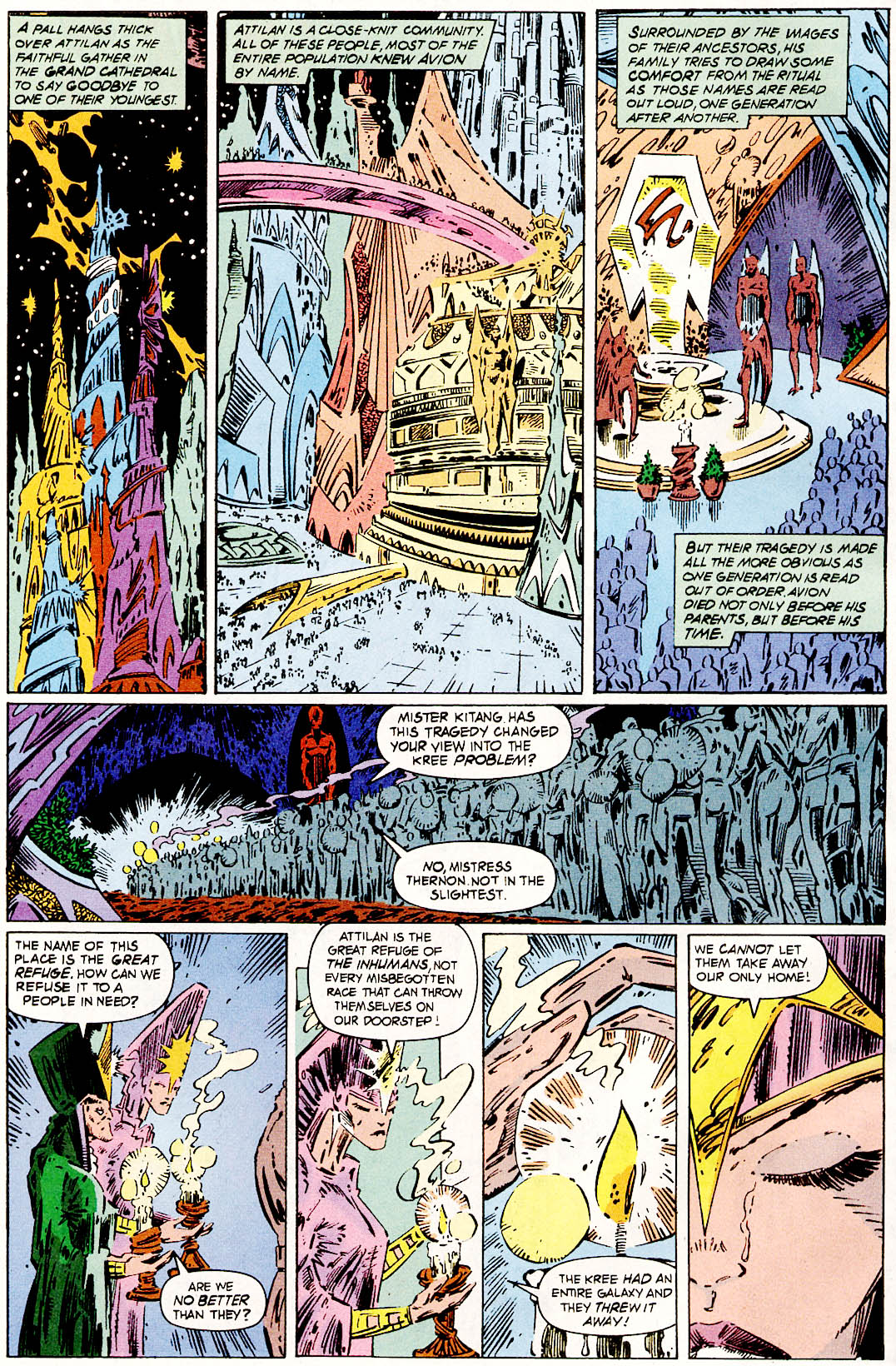 Read online Inhumans: The Great Refuge comic -  Issue # Full - 19