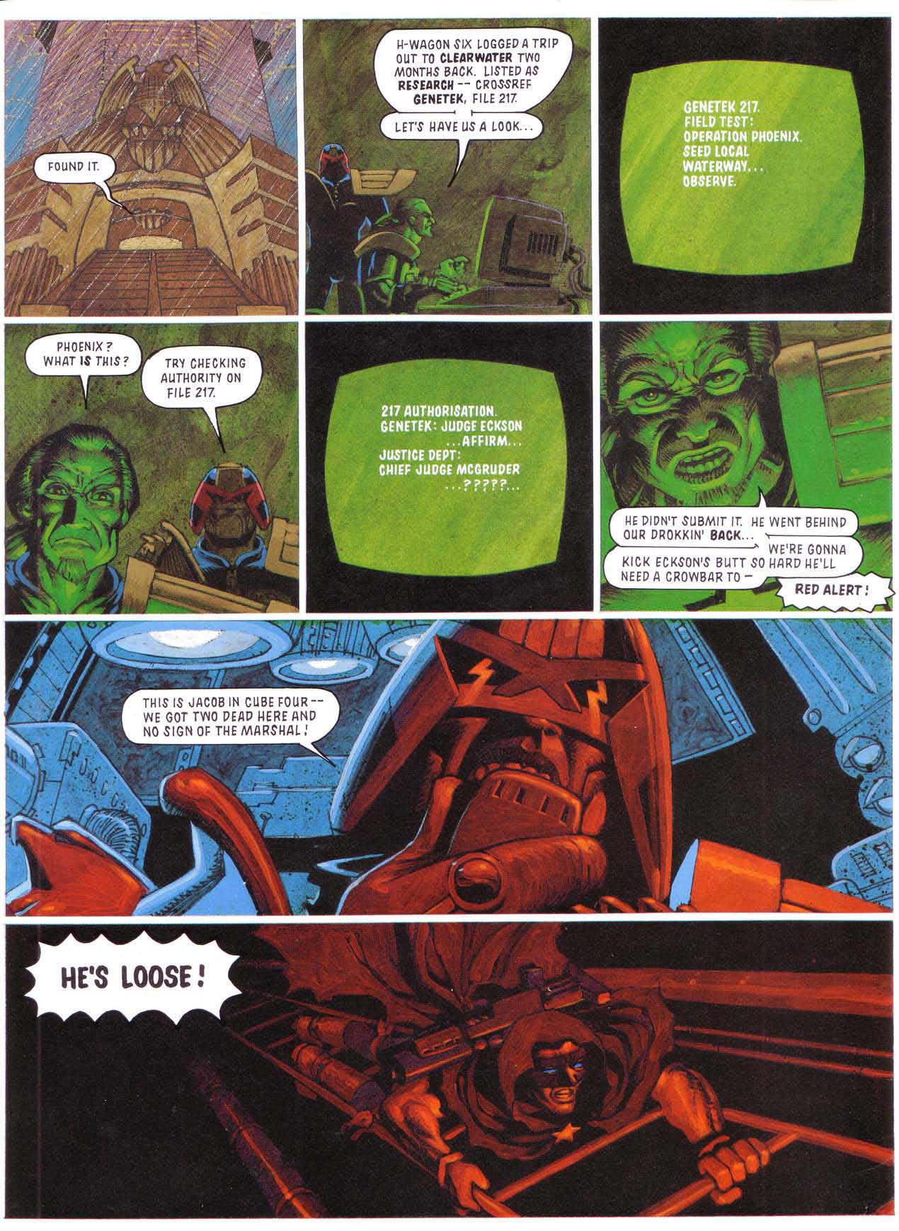 Read online Judge Dredd: Goodnight Kiss comic -  Issue # TPB - 24