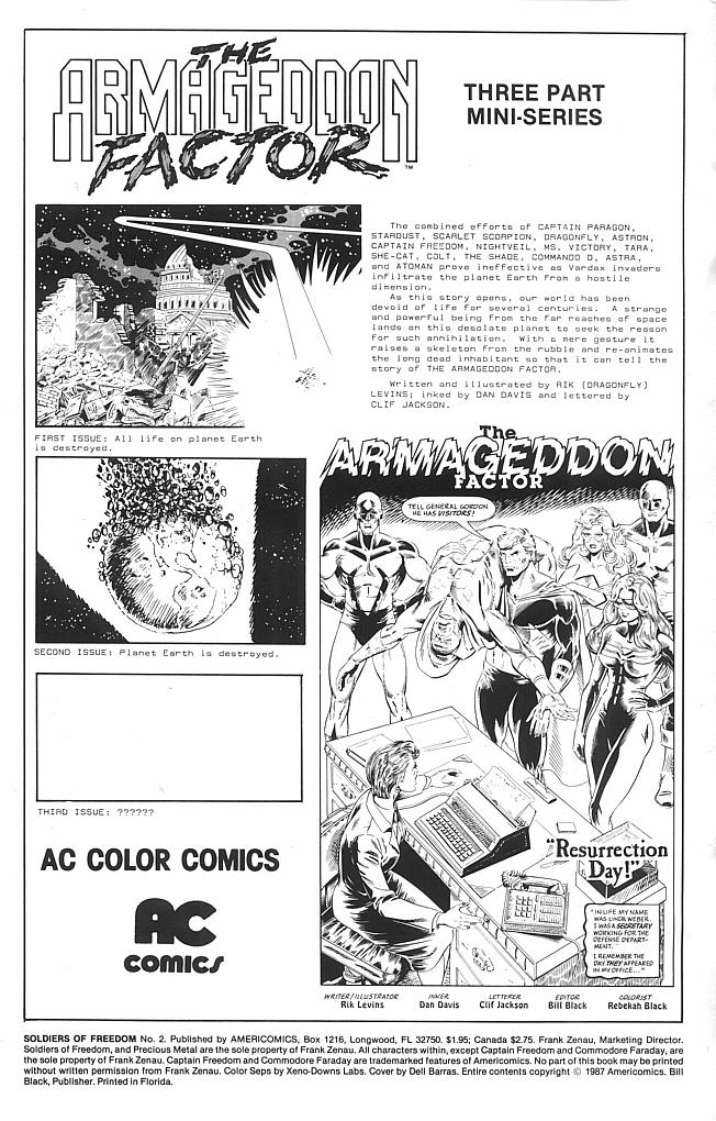 Read online Soldiers of Freedom comic -  Issue #2 - 2