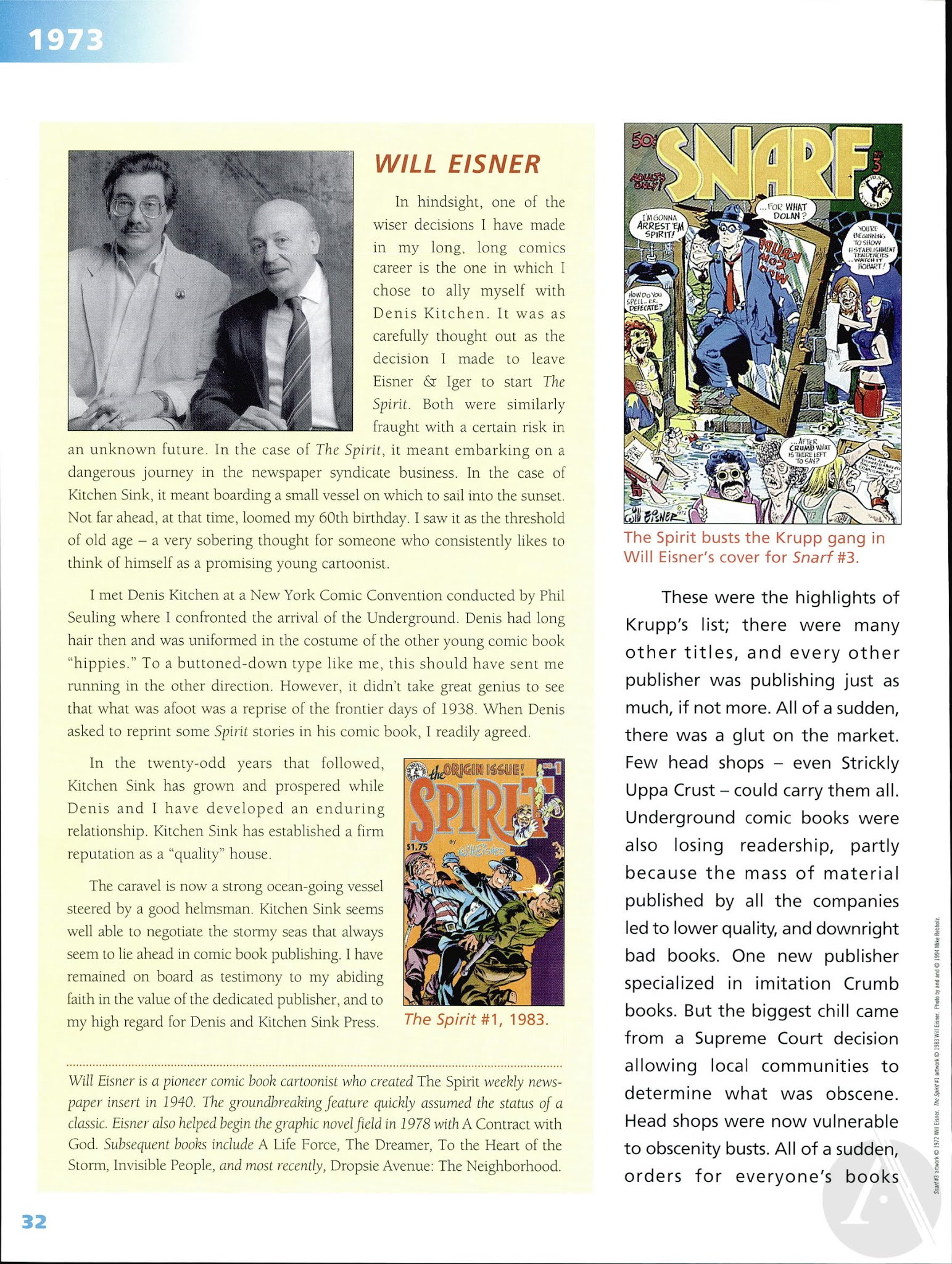 Read online Kitchen Sink Press: The First 25 Years comic -  Issue # TPB - 34