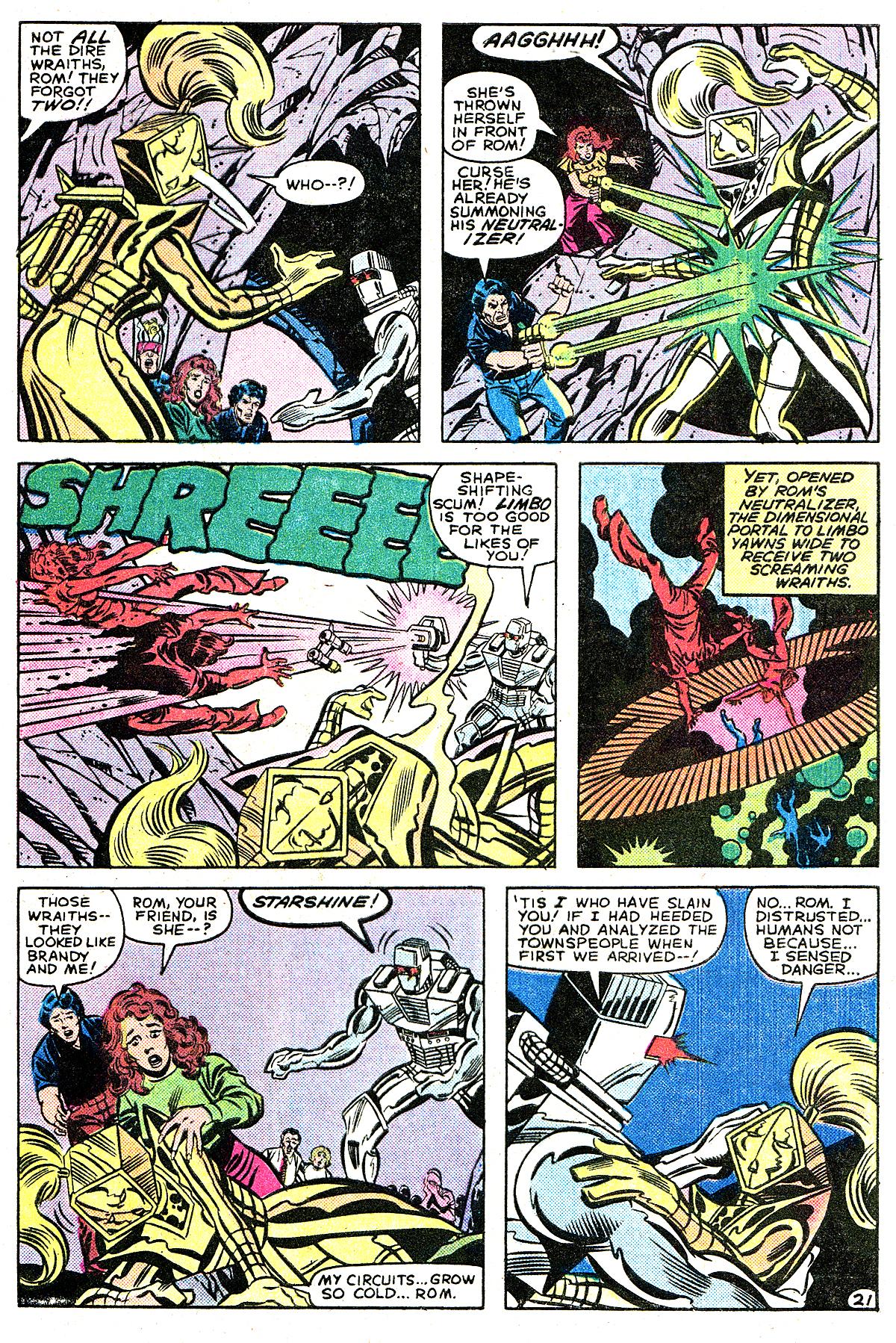 Read online ROM (1979) comic -  Issue #28 - 22