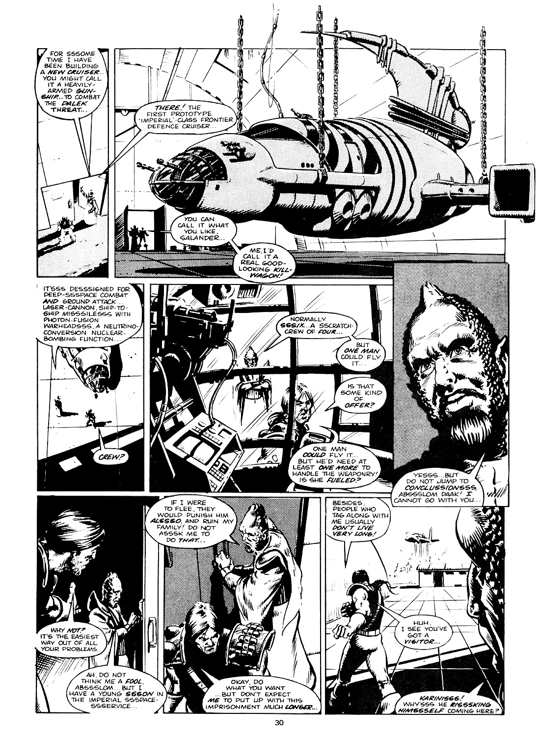 Read online Marvel Graphic Novel comic -  Issue #4 Abslom Daak, Dalek Killer - 30