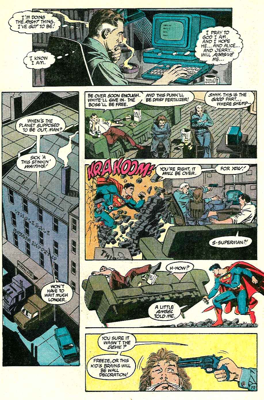 Read online Adventures of Superman (1987) comic -  Issue #428 - 19