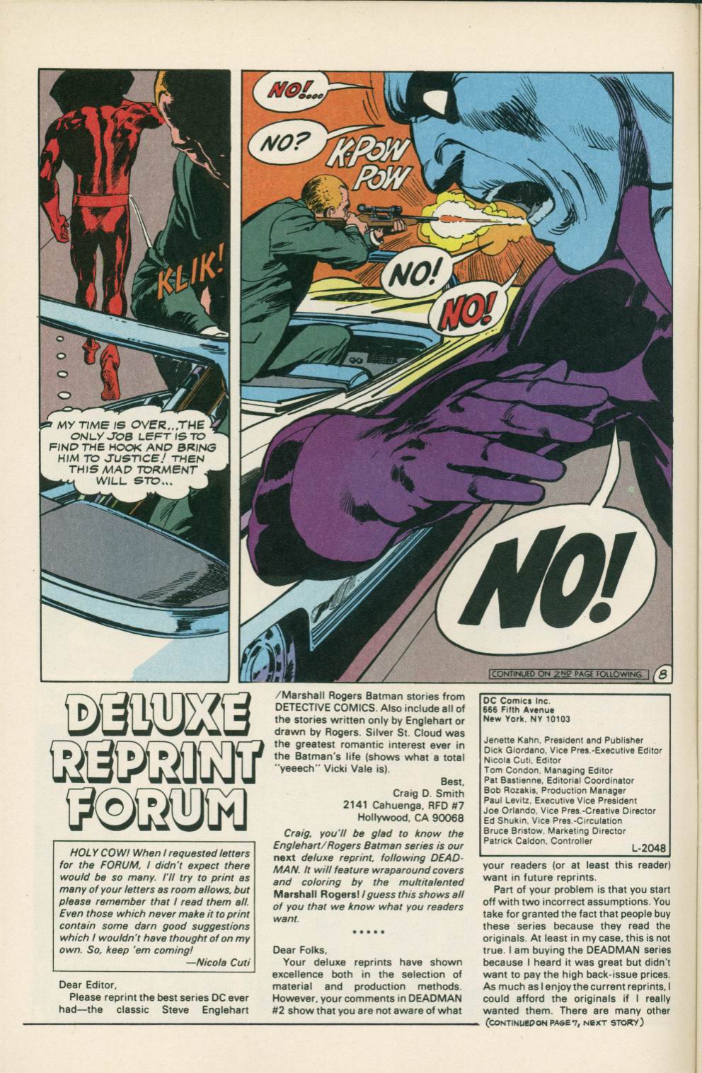 Read online Deadman (1985) comic -  Issue #6 - 10