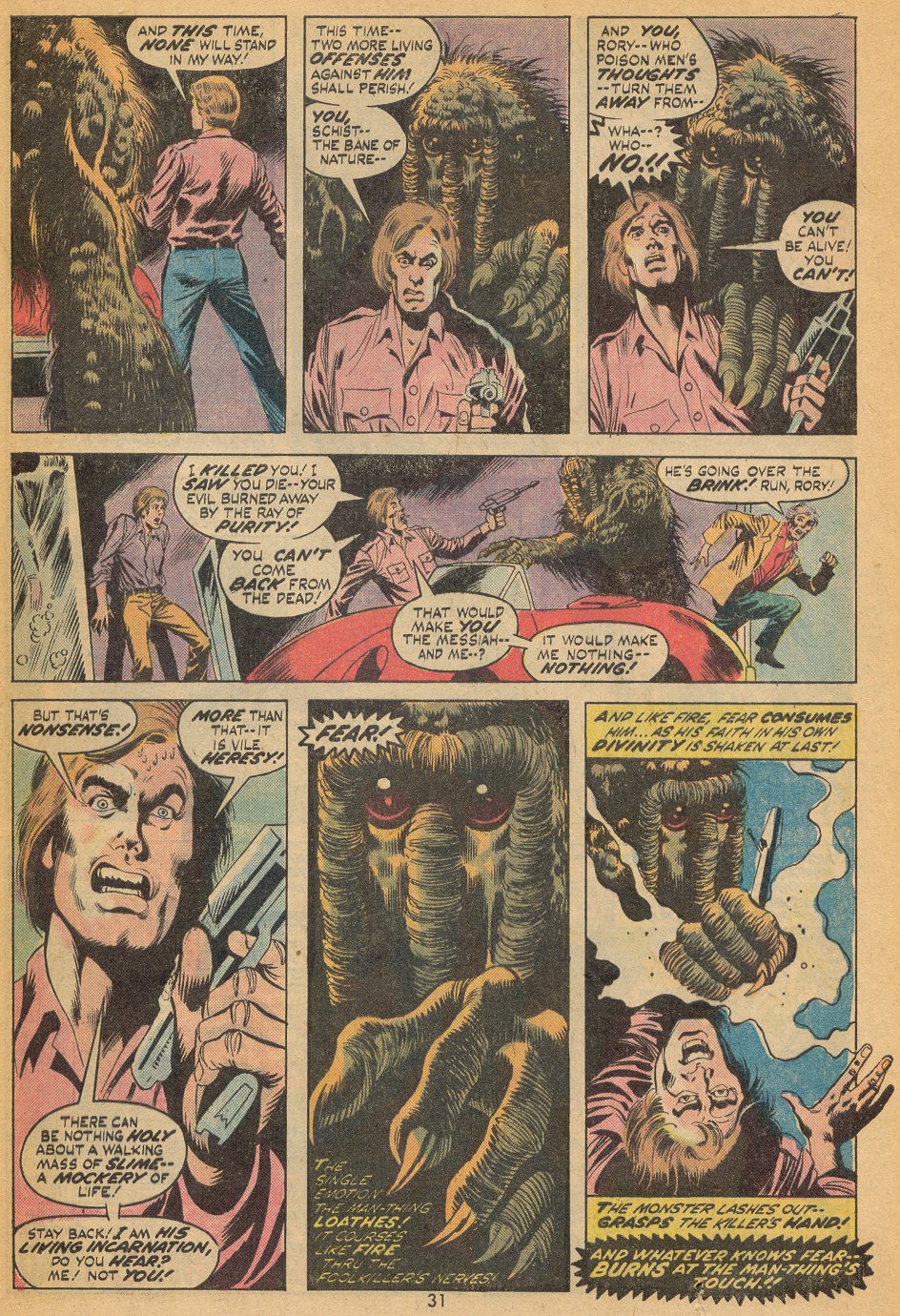 Read online Man-Thing (1974) comic -  Issue #4 - 21
