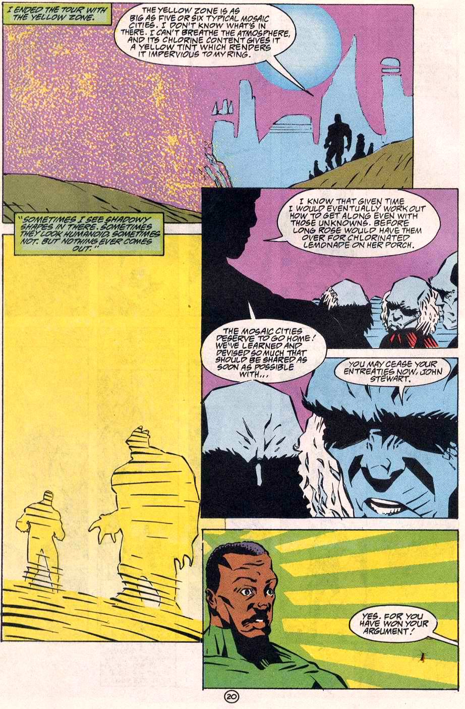 Read online Green Lantern: Mosaic comic -  Issue #10 - 20