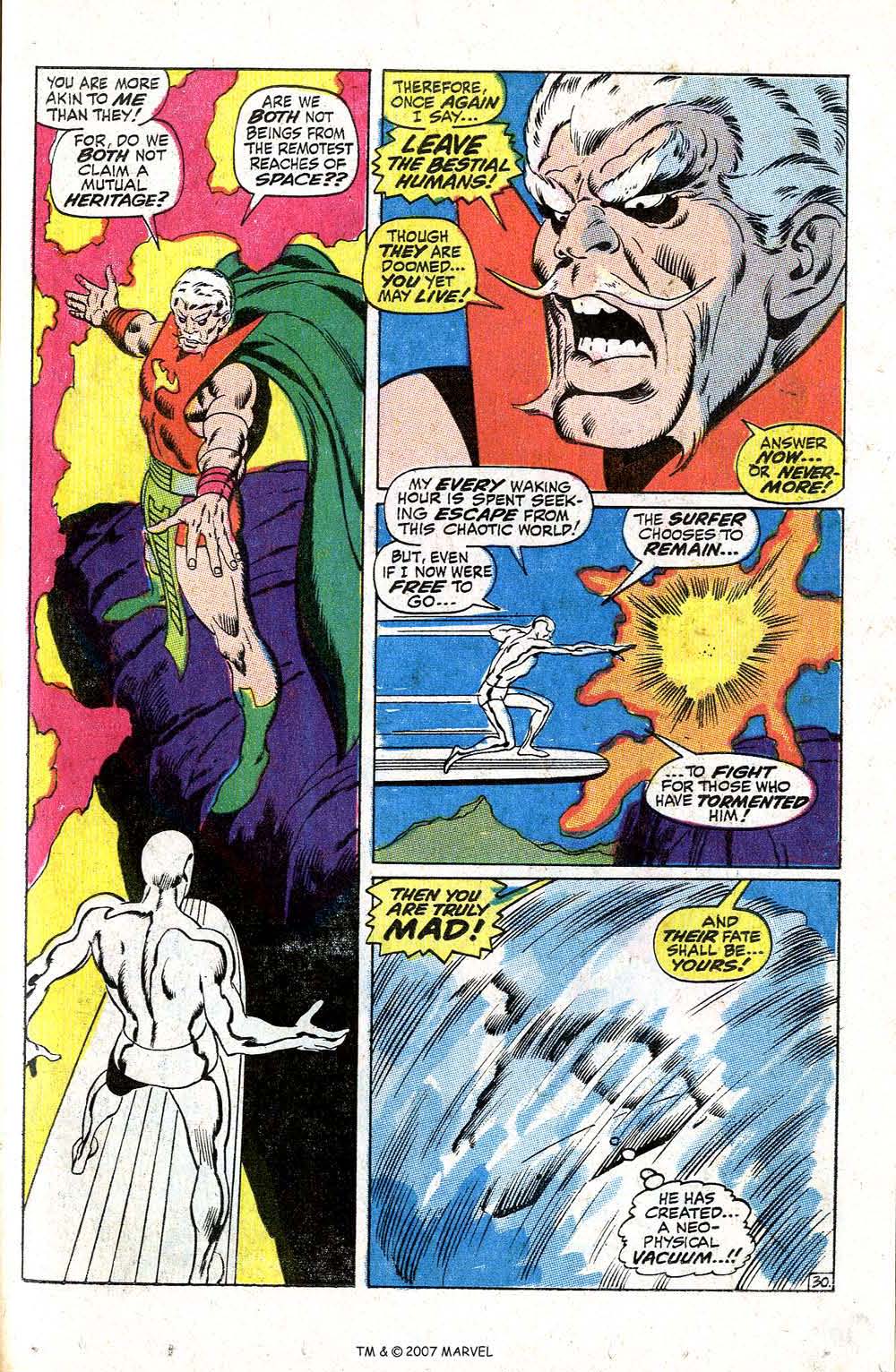 Read online Silver Surfer (1968) comic -  Issue #5 - 37