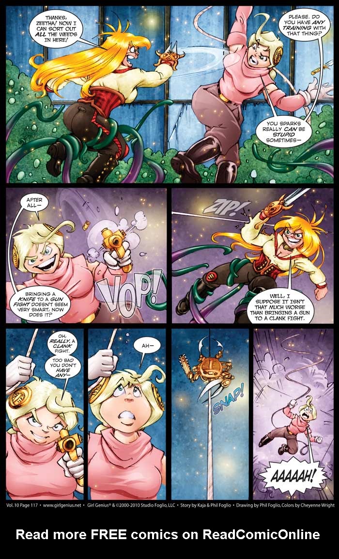 Read online Girl Genius (2002) comic -  Issue #10 - 119