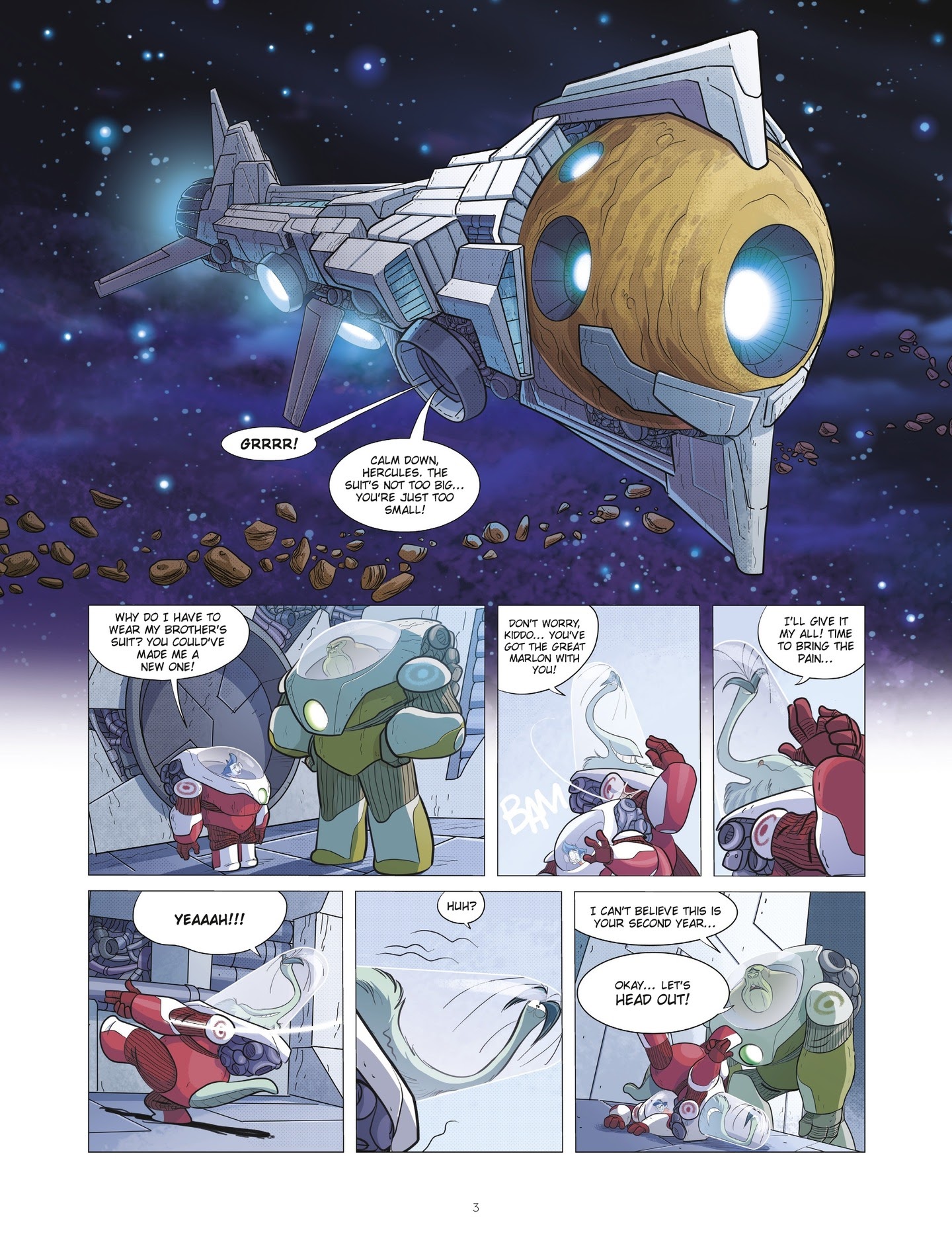 Read online Hercules Intergalactic Agent comic -  Issue #2 - 3