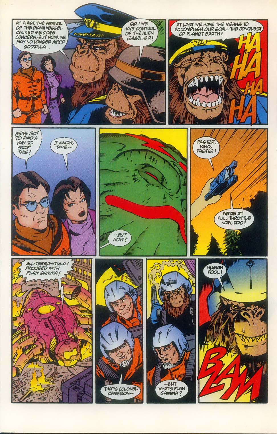 Read online Godzilla (1995) comic -  Issue #8 - 10