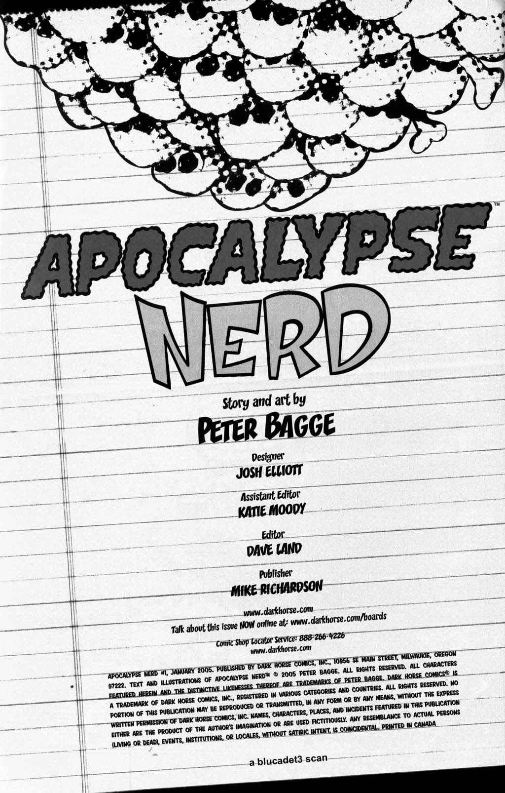 Read online Apocalypse Nerd comic -  Issue #1 - 2