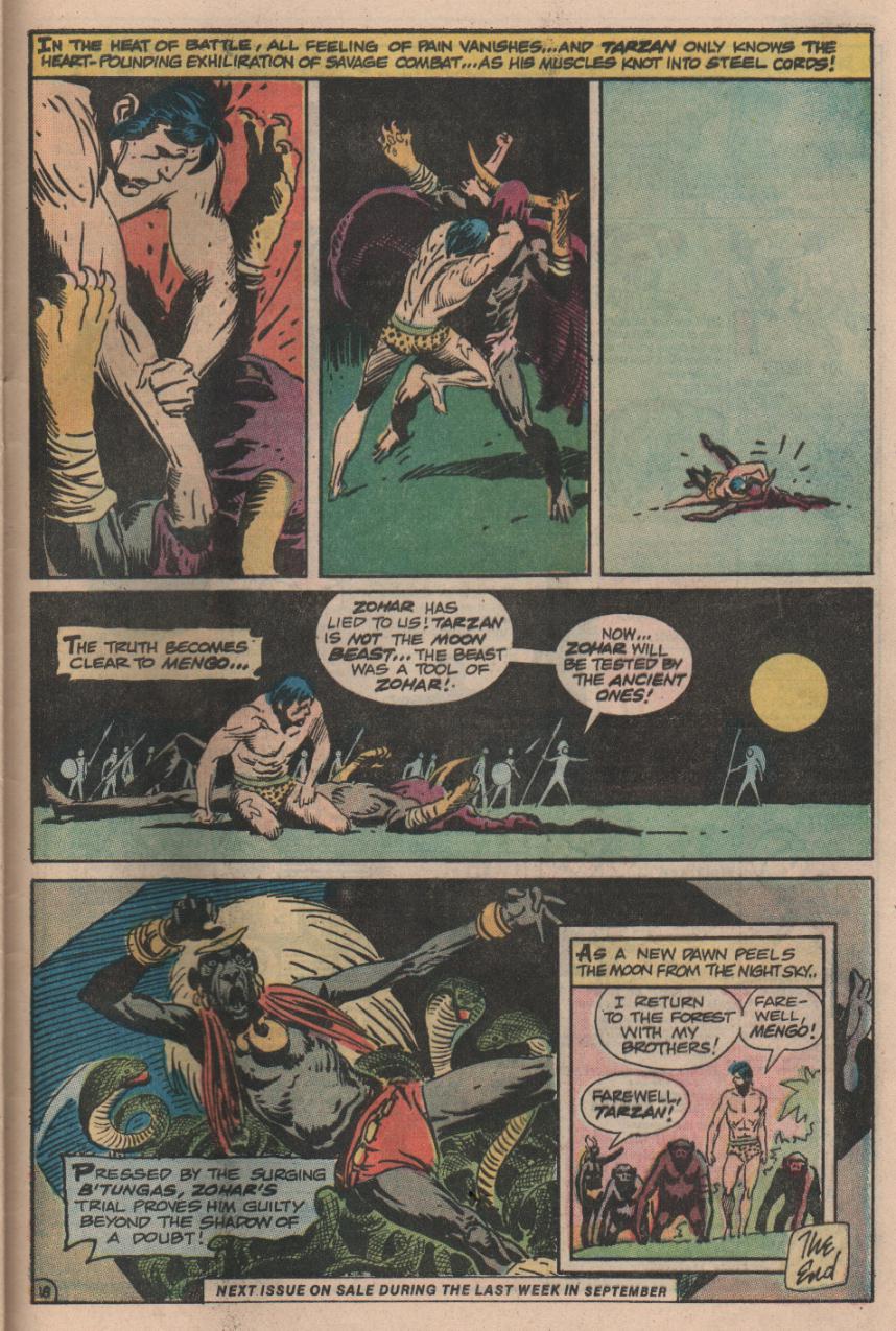 Read online Tarzan (1972) comic -  Issue #225 - 19