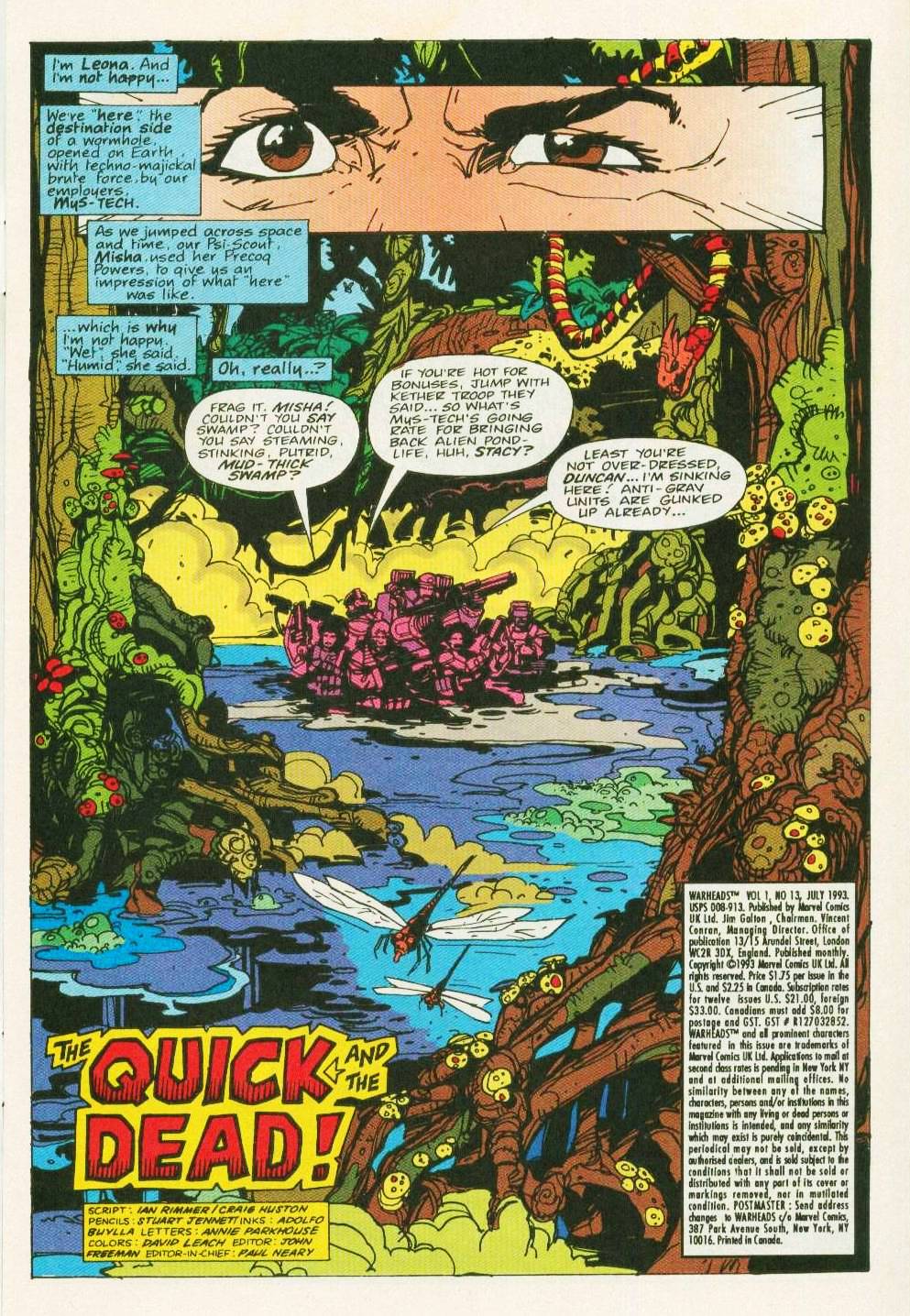 Read online Warheads comic -  Issue #13 - 2