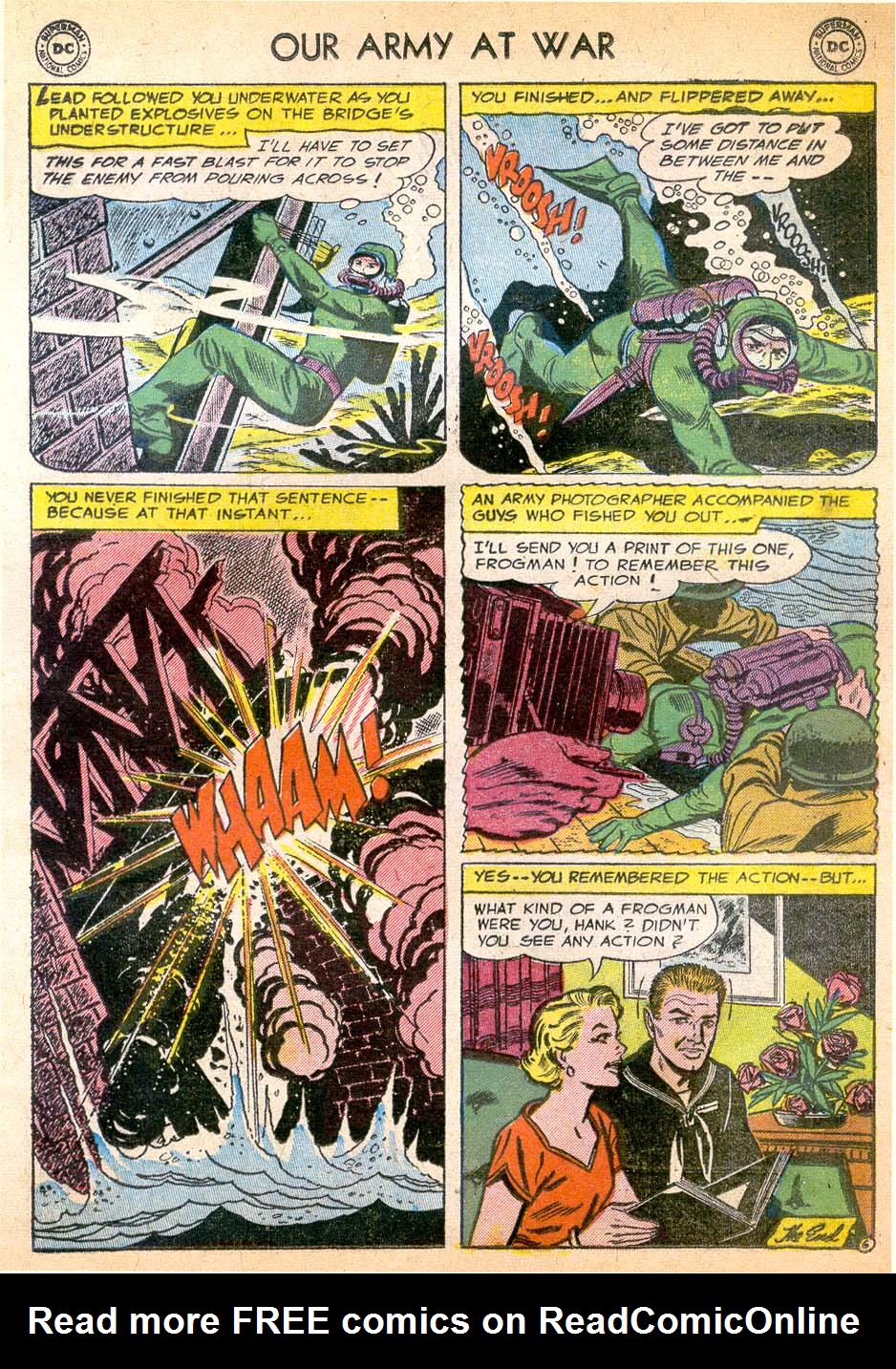 Read online Our Army at War (1952) comic -  Issue #45 - 17