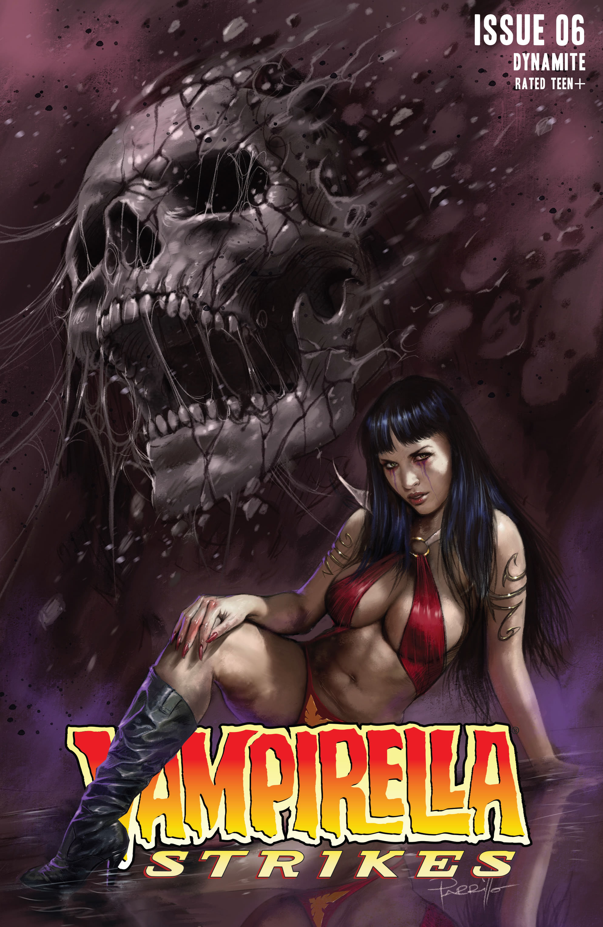 Read online Vampirella Strikes (2022) comic -  Issue #6 - 1