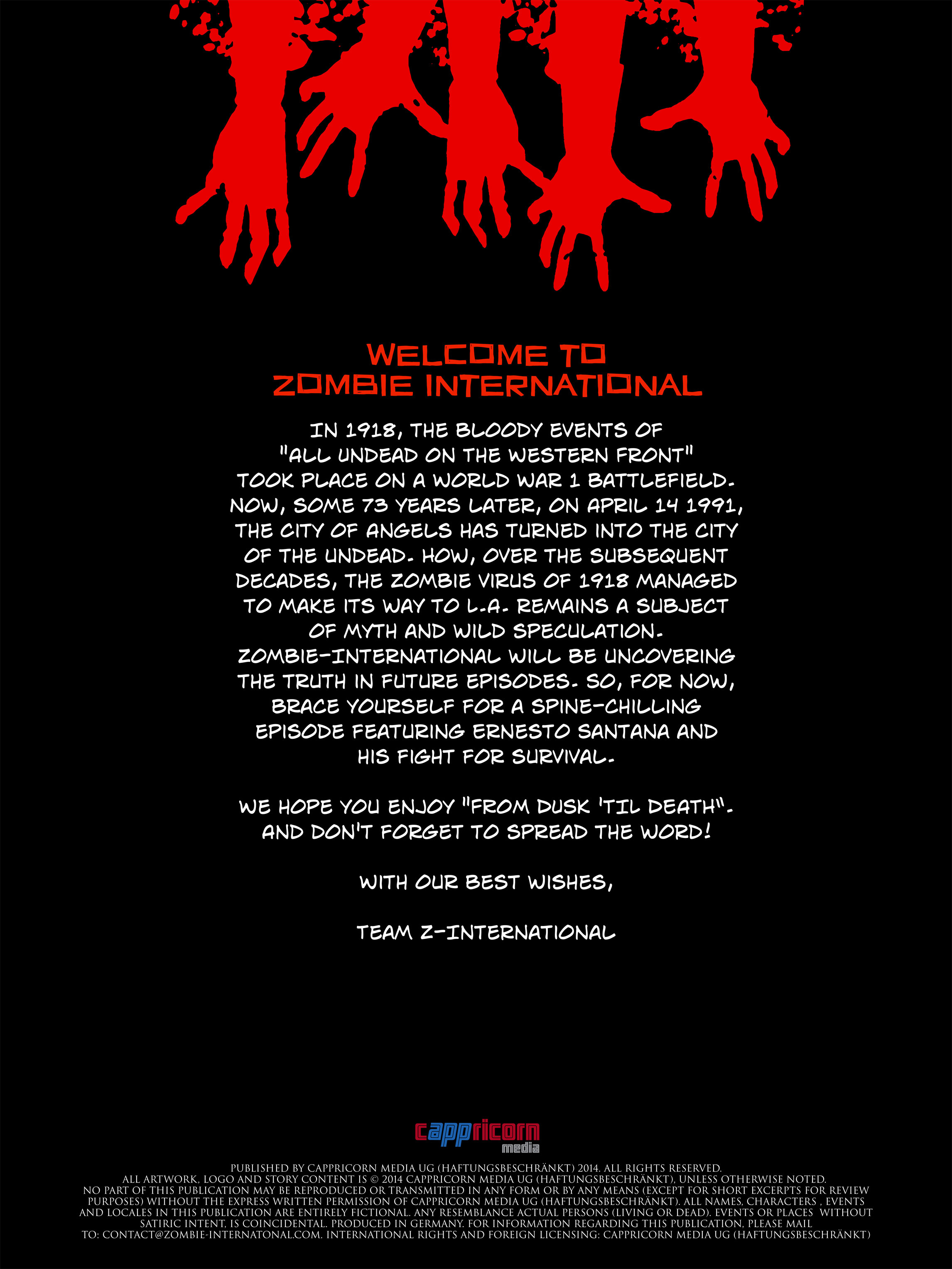 Read online Zombie International comic -  Issue #2 - 3