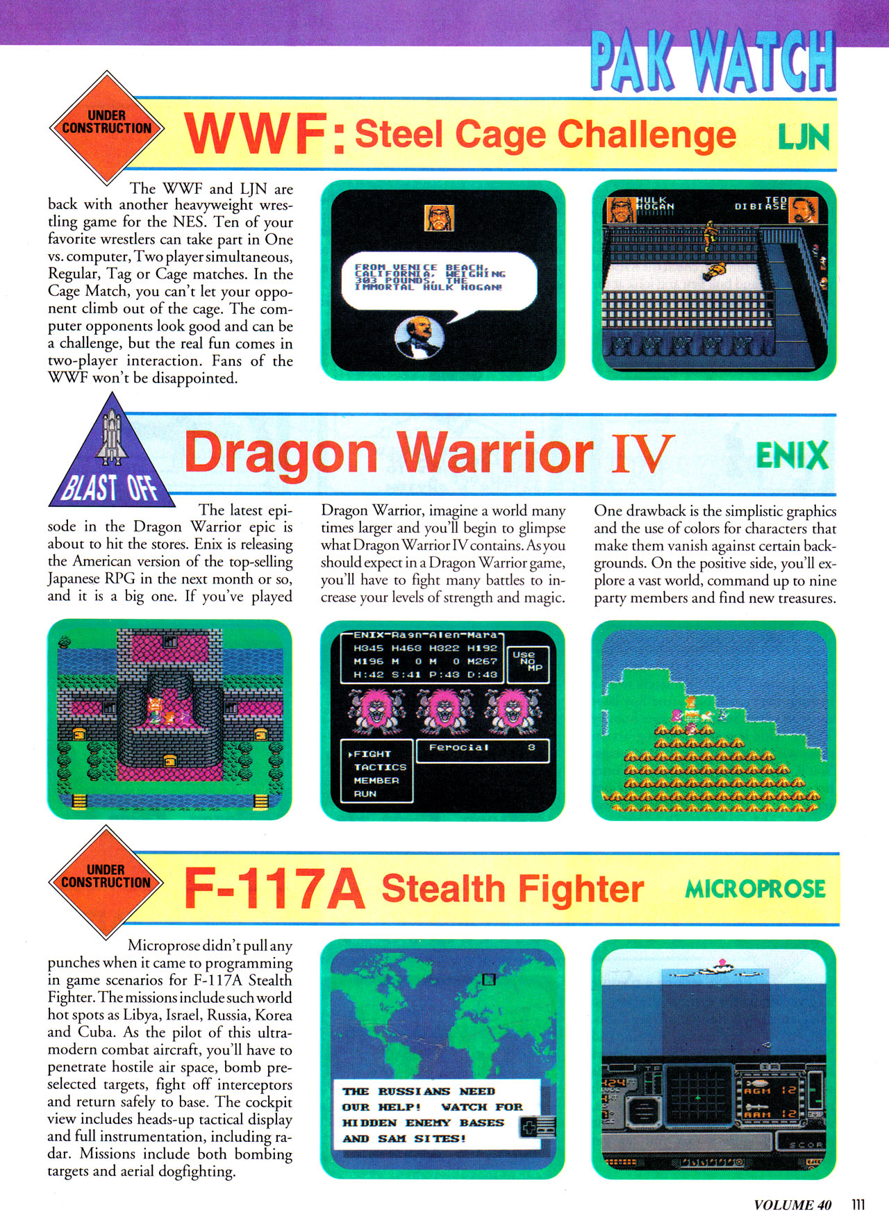 Read online Nintendo Power comic -  Issue #40 - 122