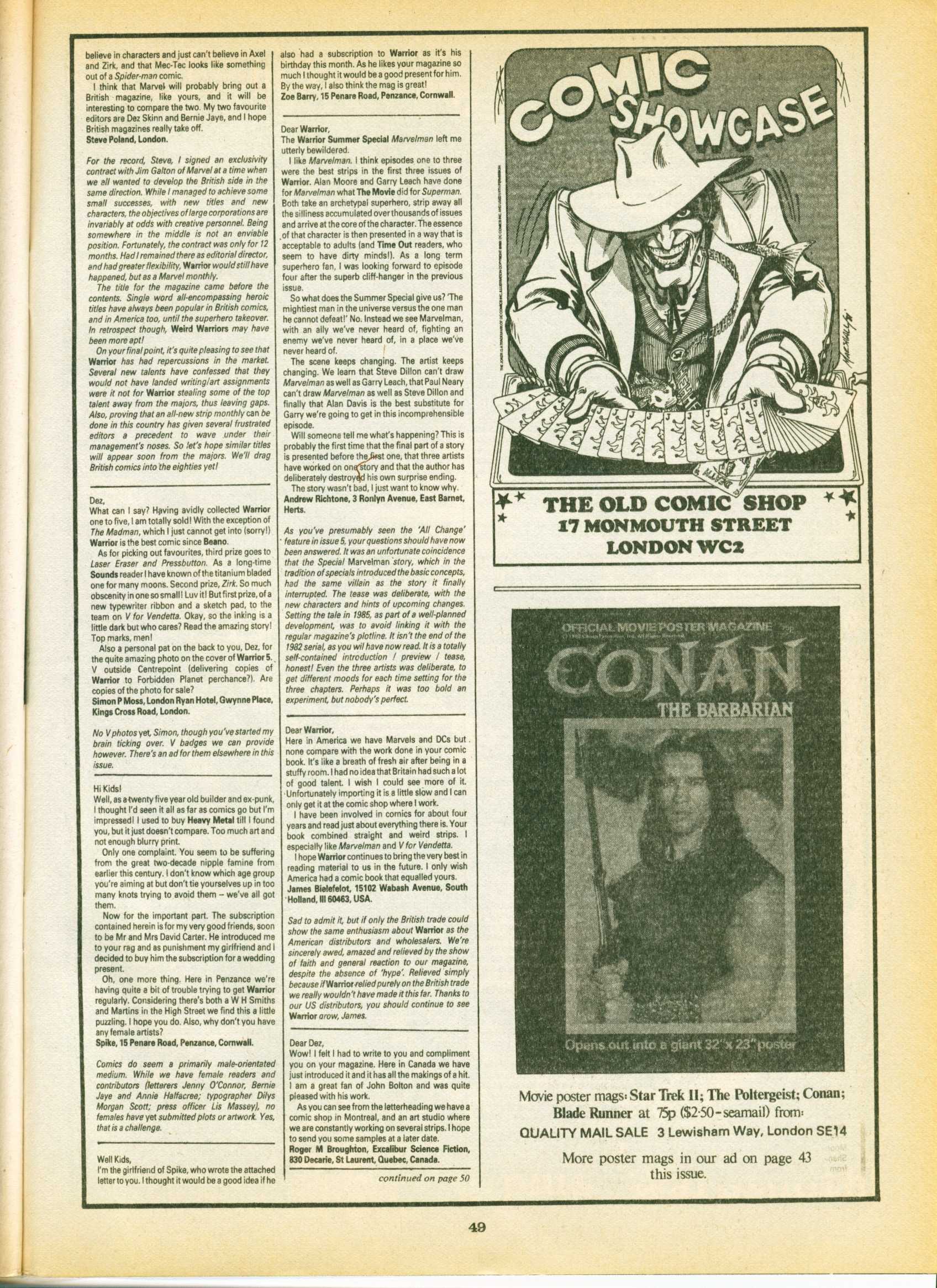 Read online Warrior comic -  Issue #8 - 49