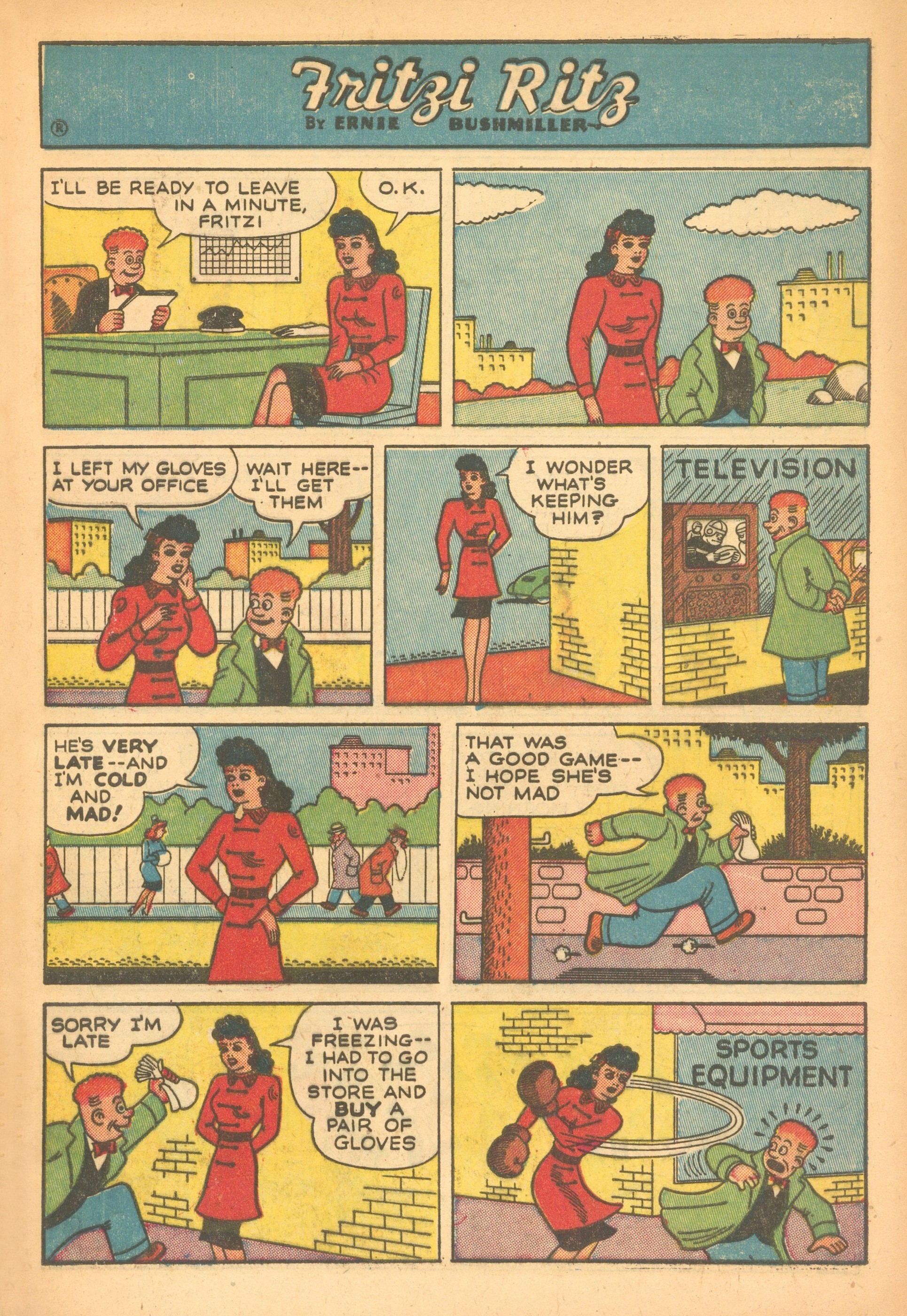 Read online Fritzi Ritz (1953) comic -  Issue #27 - 5