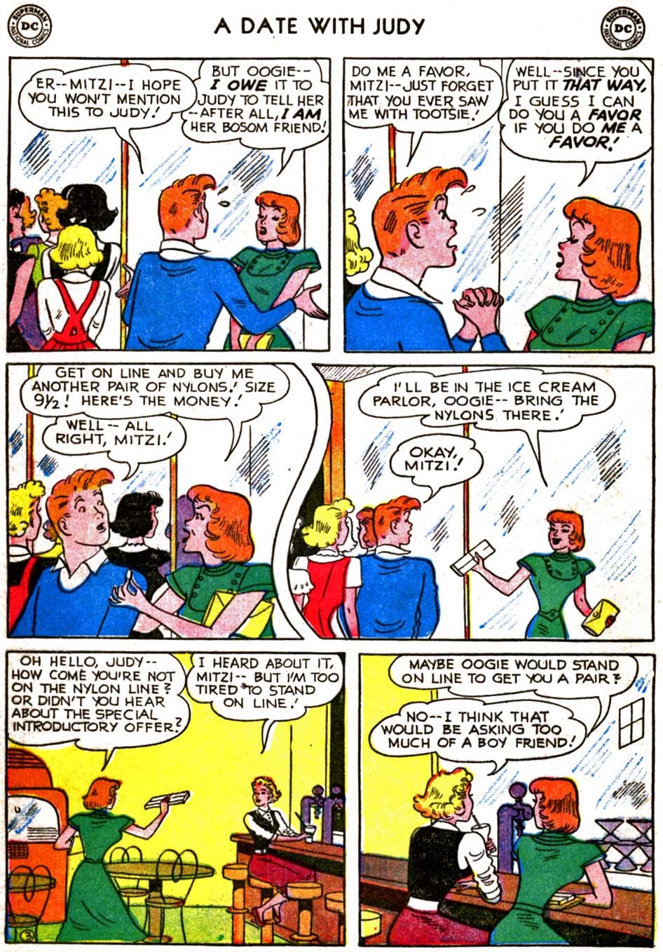 Read online A Date with Judy comic -  Issue #32 - 38