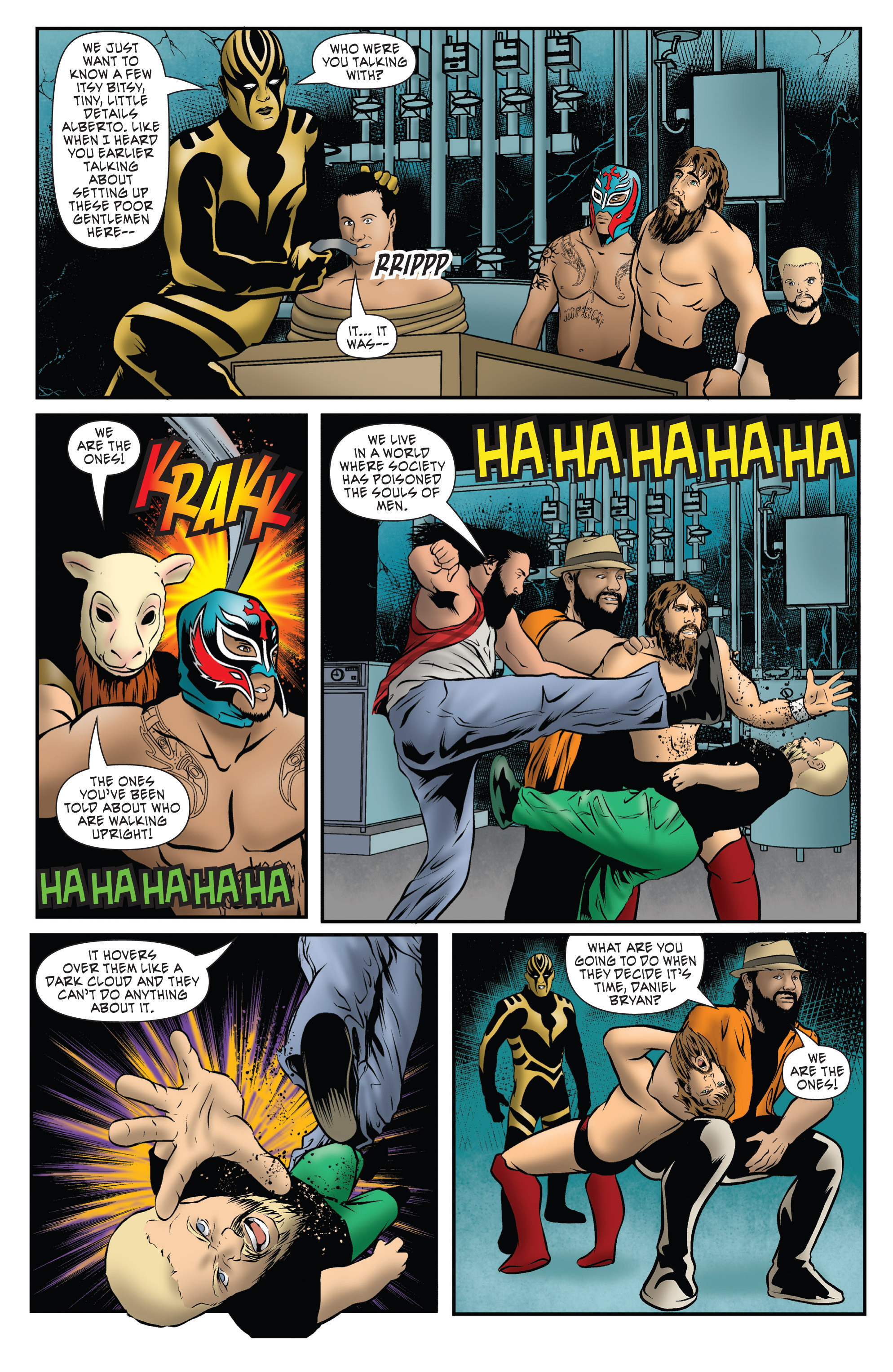 Read online WWE Superstars comic -  Issue #6 - 18