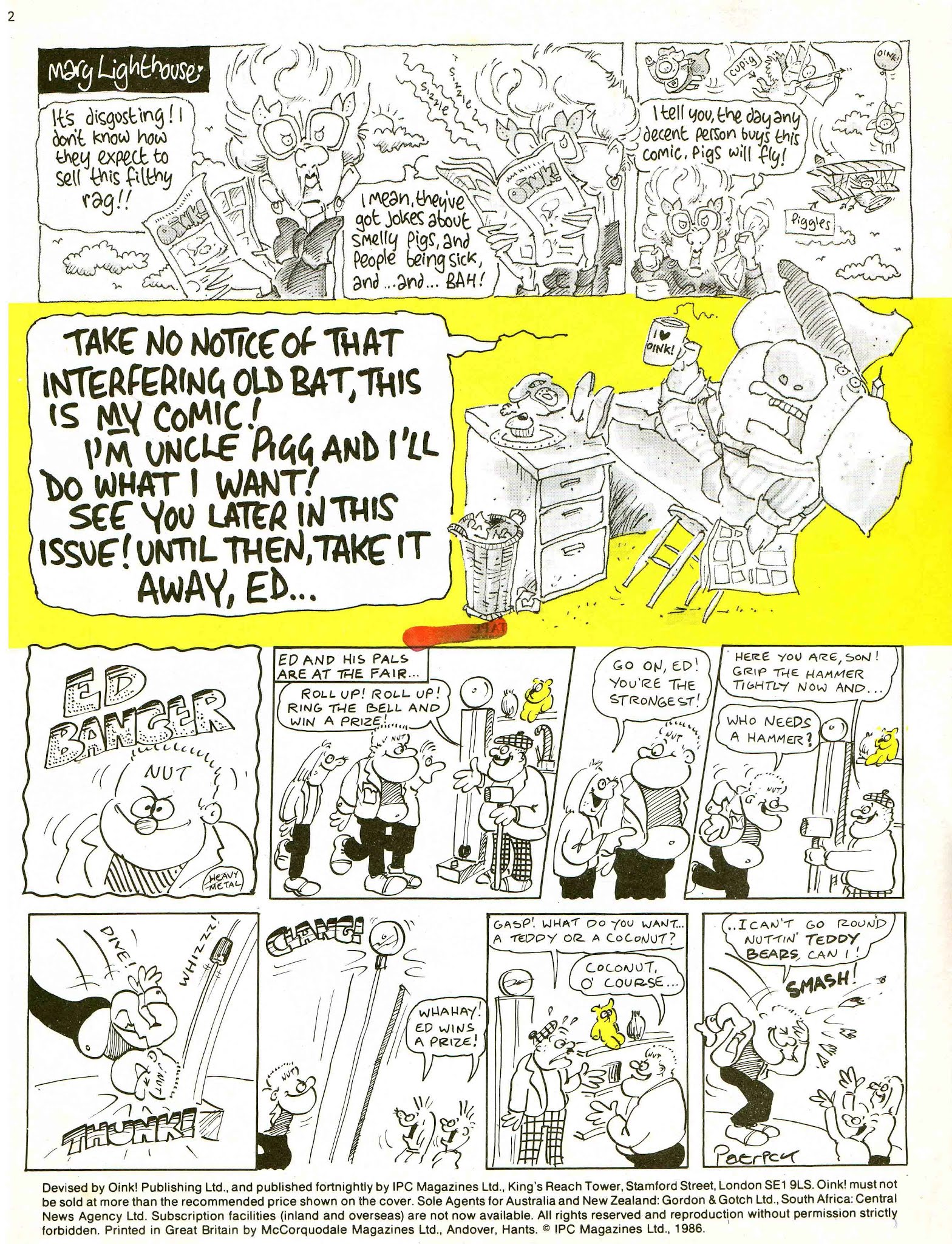 Read online Oink! comic -  Issue #1 - 2