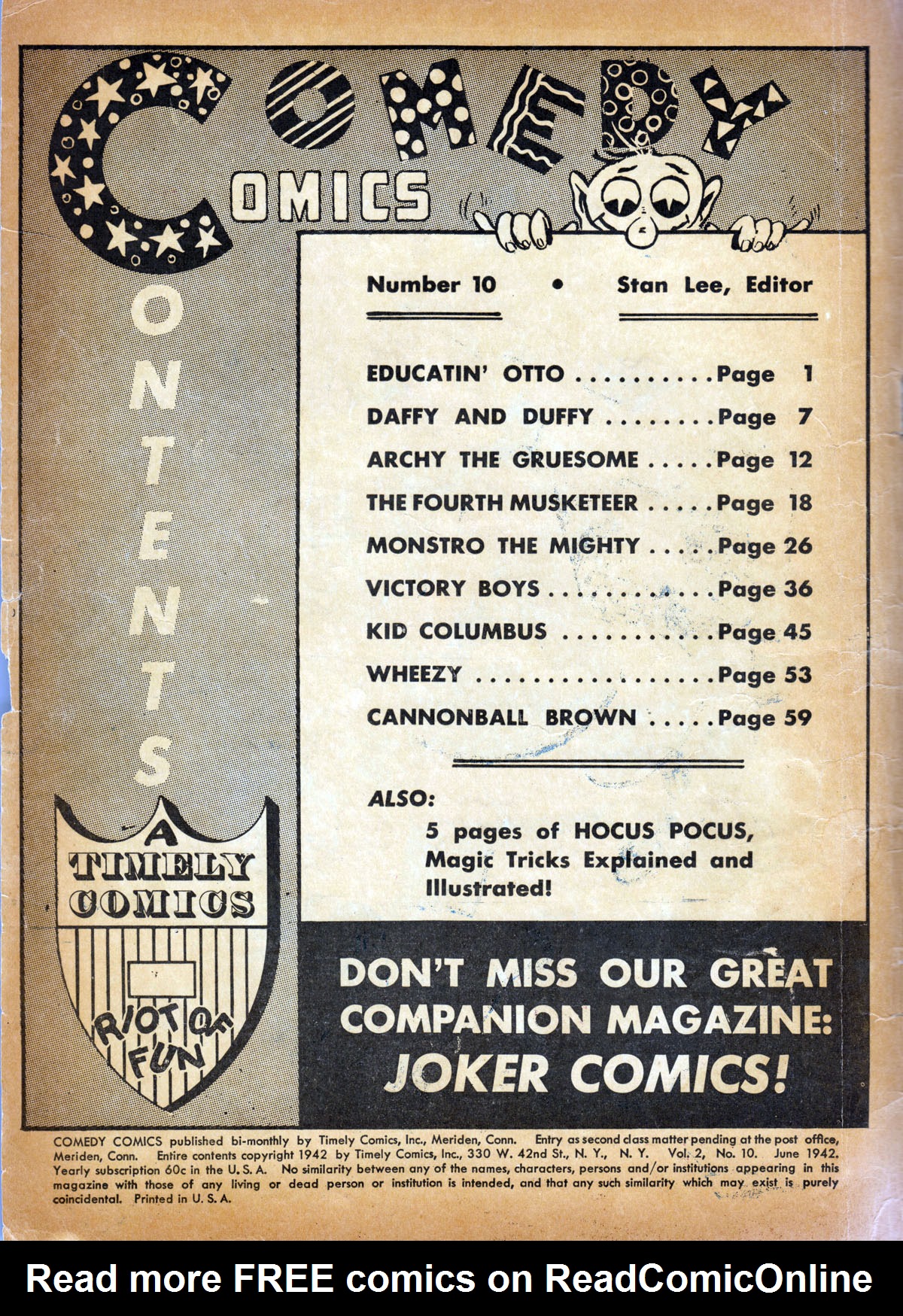 Read online Comedy Comics (1942) comic -  Issue #10 - 2