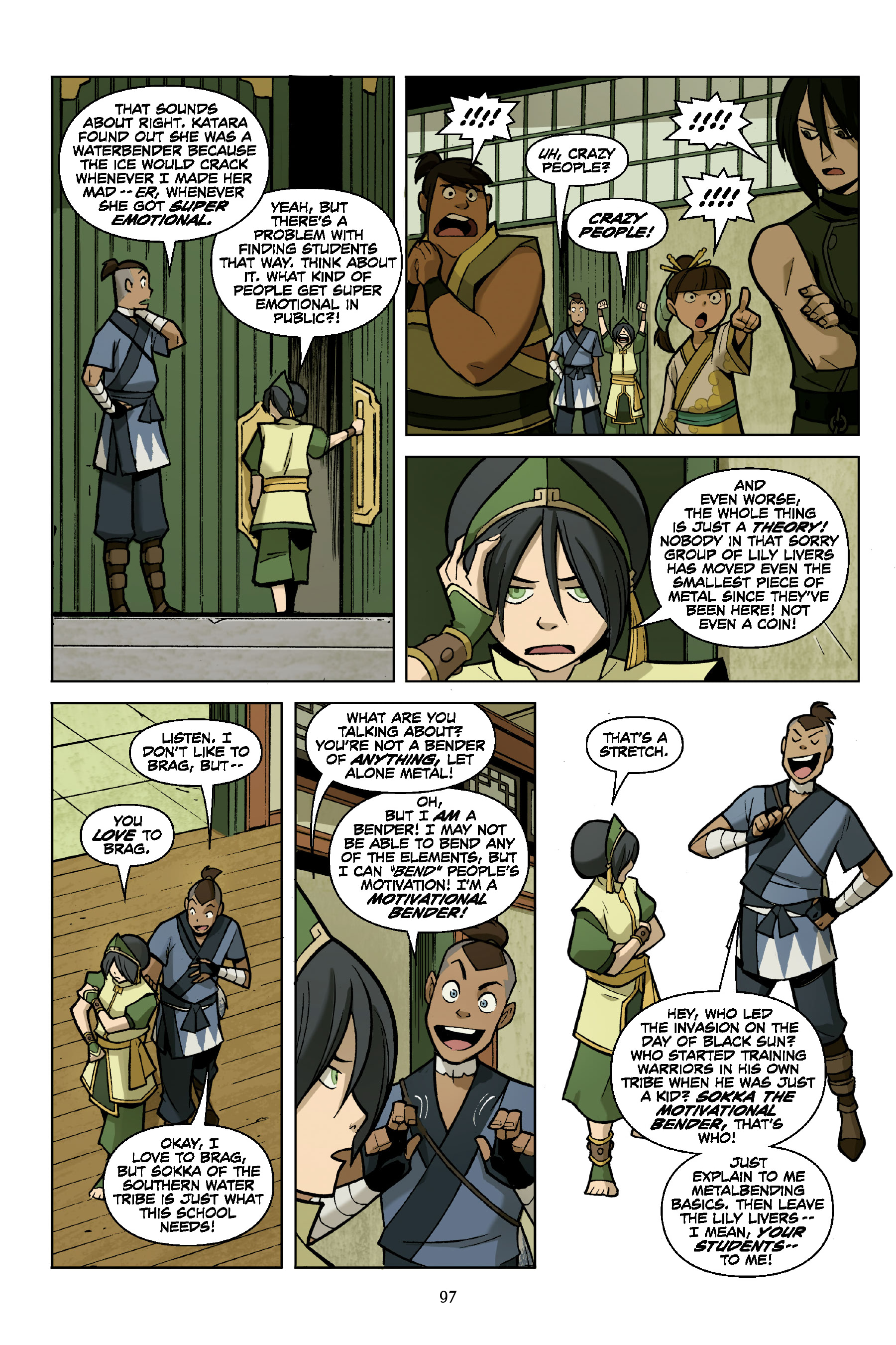 Read online Nickelodeon Avatar: The Last Airbender - The Promise comic -  Issue # _TPB Omnibus (Part 1) - 98