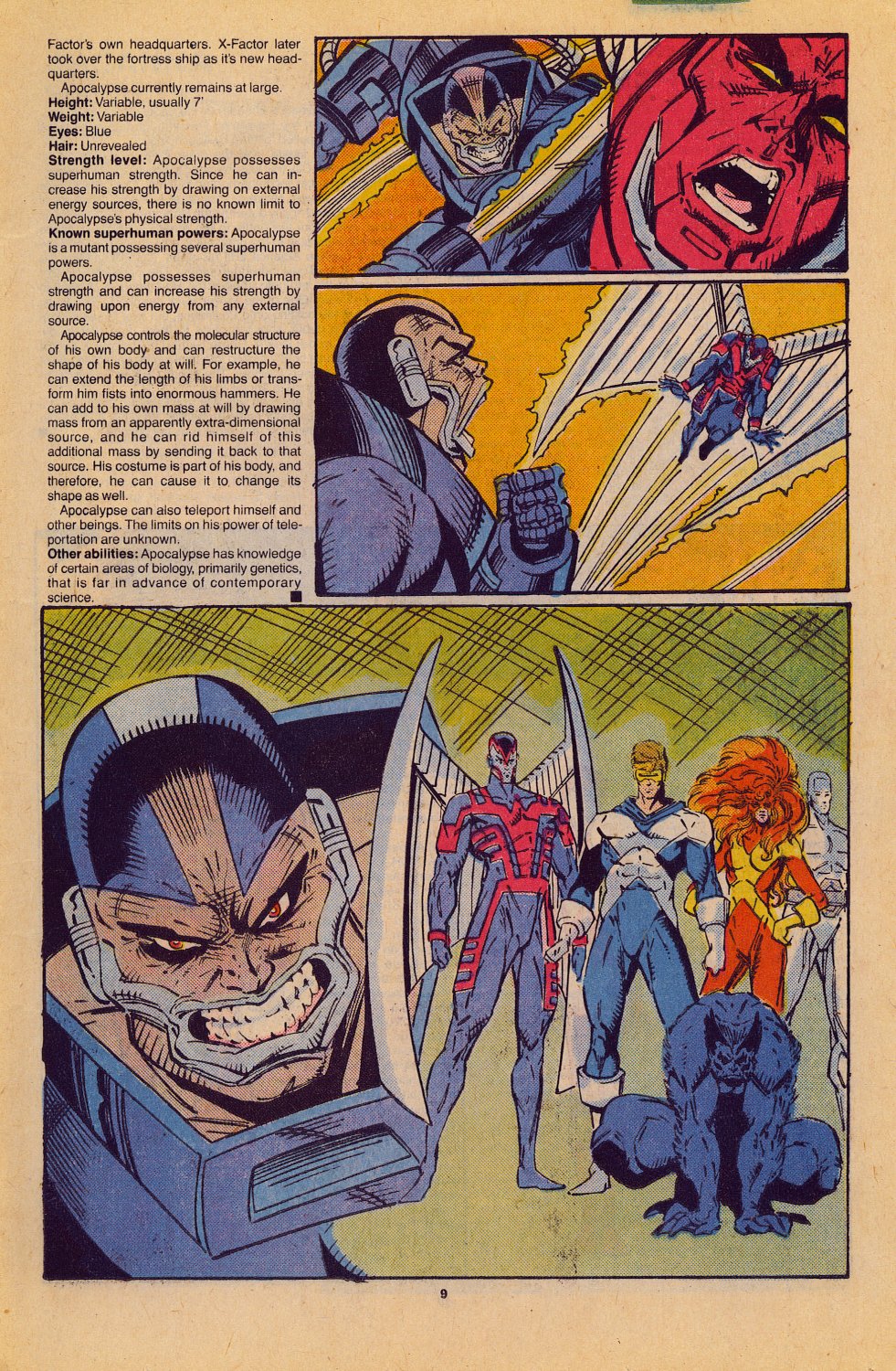 Read online The Official Handbook of the Marvel Universe: Update '89 comic -  Issue #1 - 12