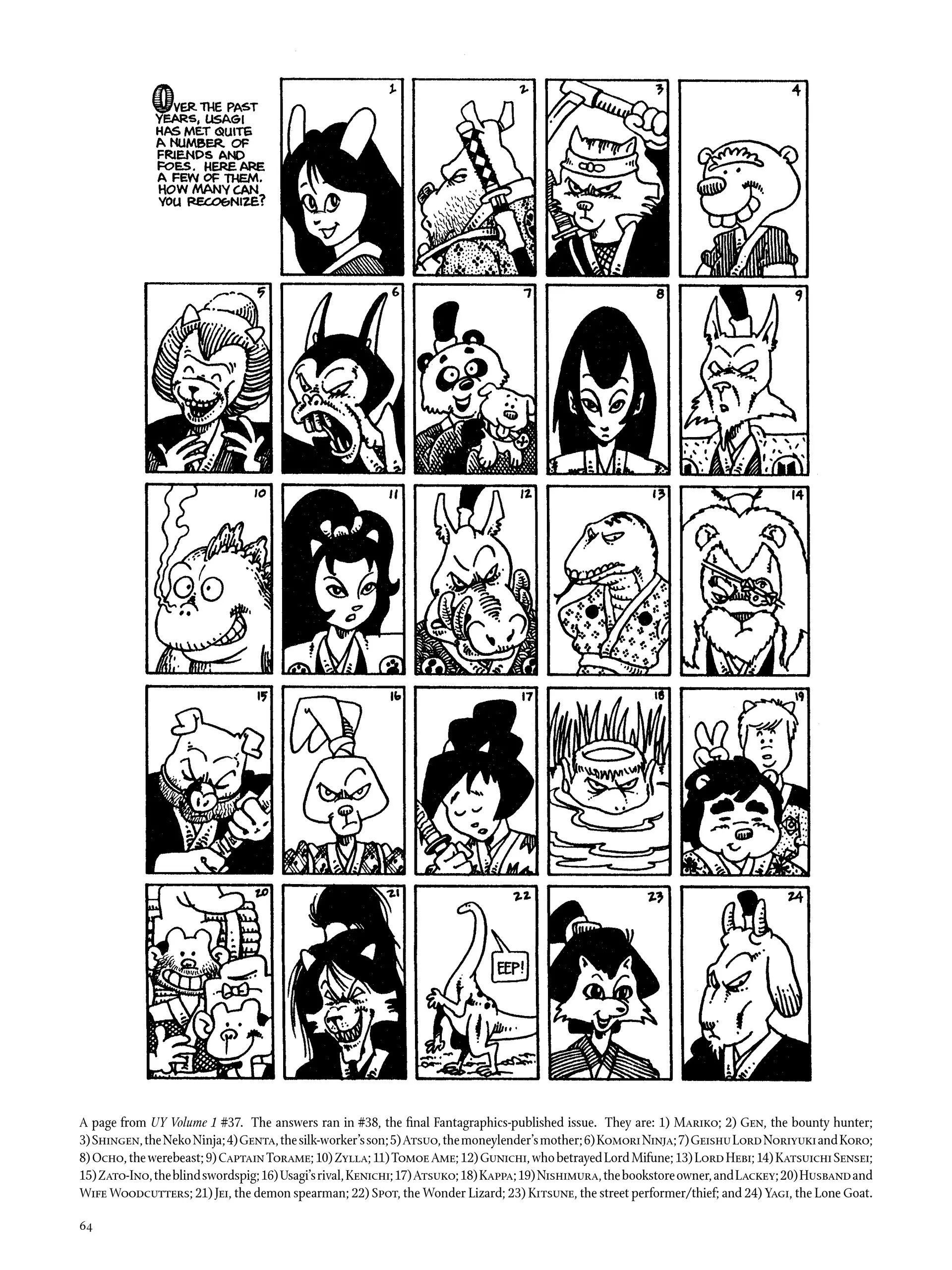Read online The Art of Usagi Yojimbo comic -  Issue # TPB (Part 1) - 73