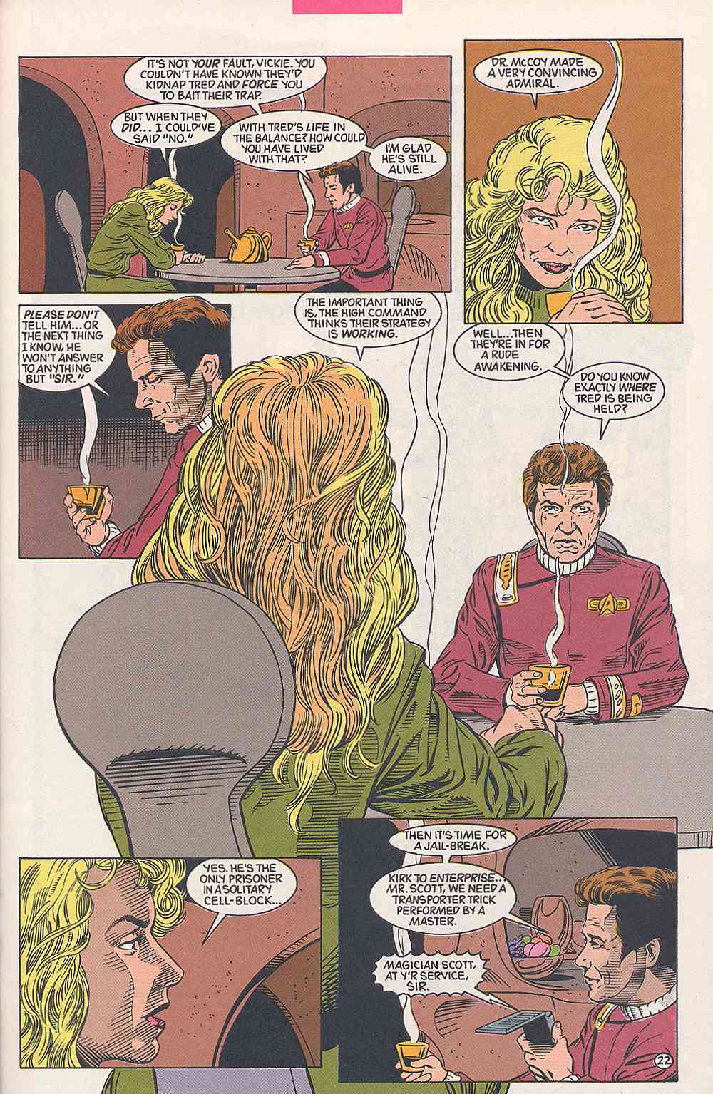 Read online Star Trek (1989) comic -  Issue #28 - 27