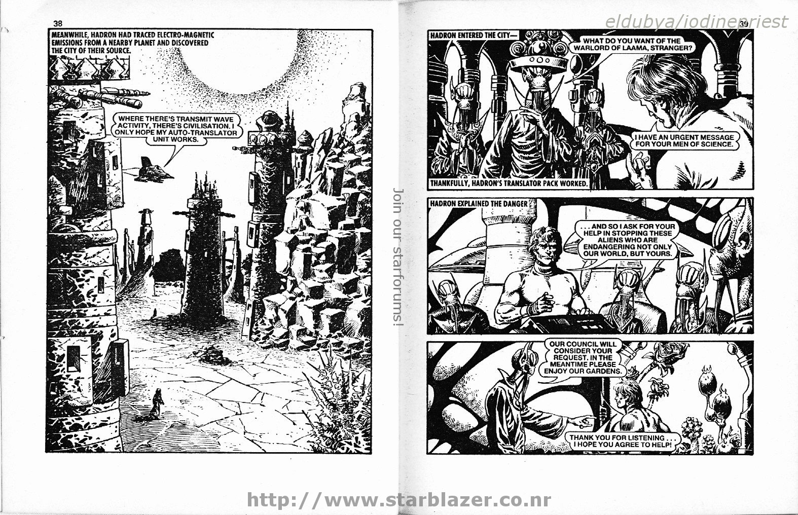 Read online Starblazer comic -  Issue #185 - 21