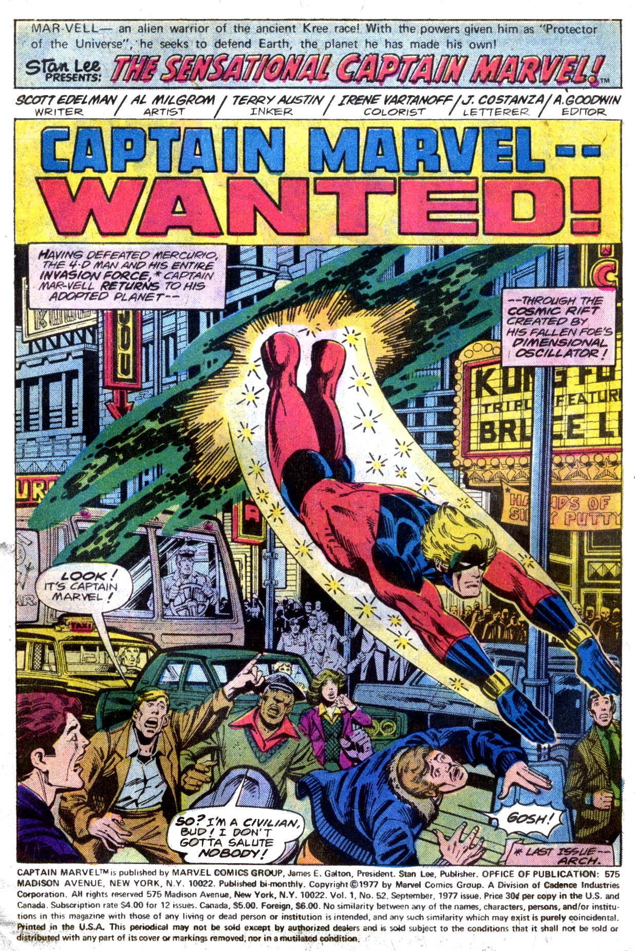 Captain Marvel (1968) Issue #52 #52 - English 2