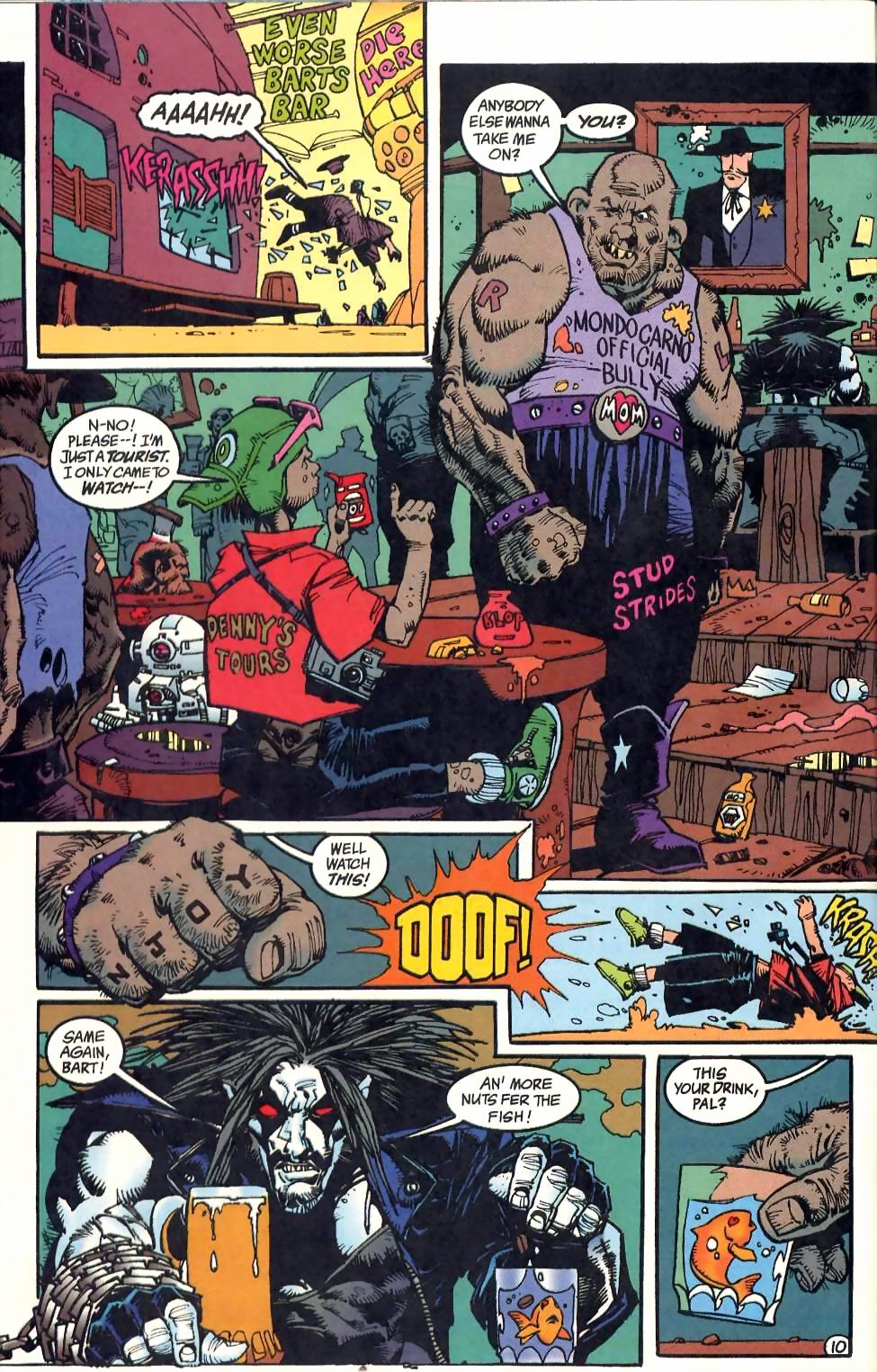 Read online Lobo: Unamerican Gladiators comic -  Issue #1 - 11