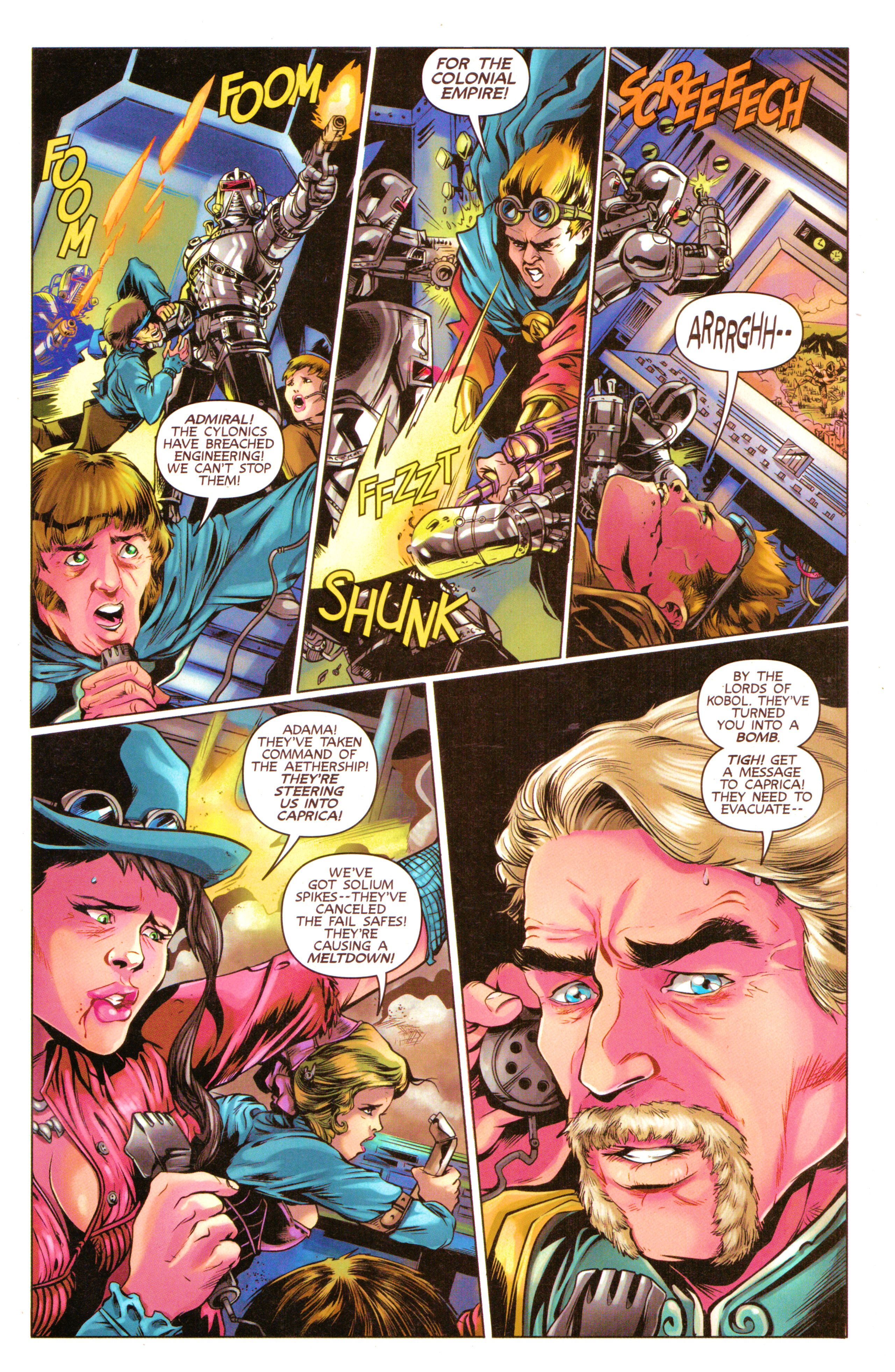 Read online Steampunk Battlestar Galactica 1880 comic -  Issue #1 - 9