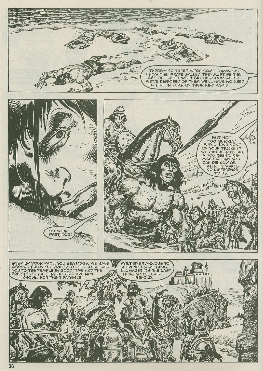 Read online The Savage Sword Of Conan comic -  Issue #122 - 36