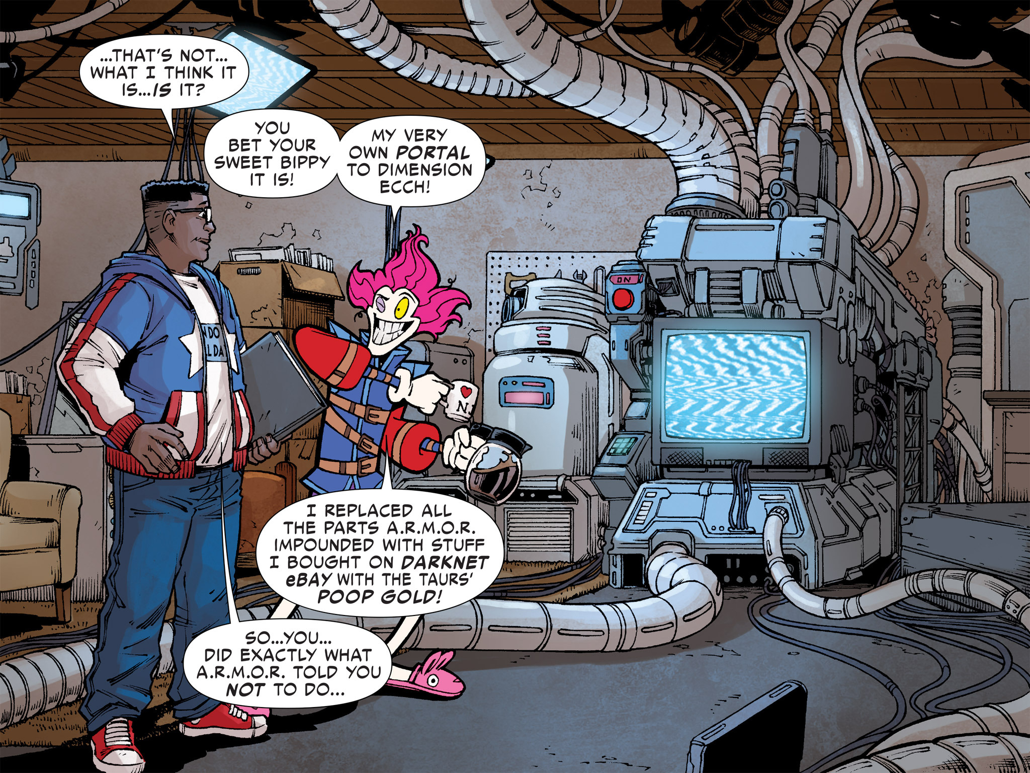 Read online Slapstick Infinite Comic comic -  Issue #3 - 81