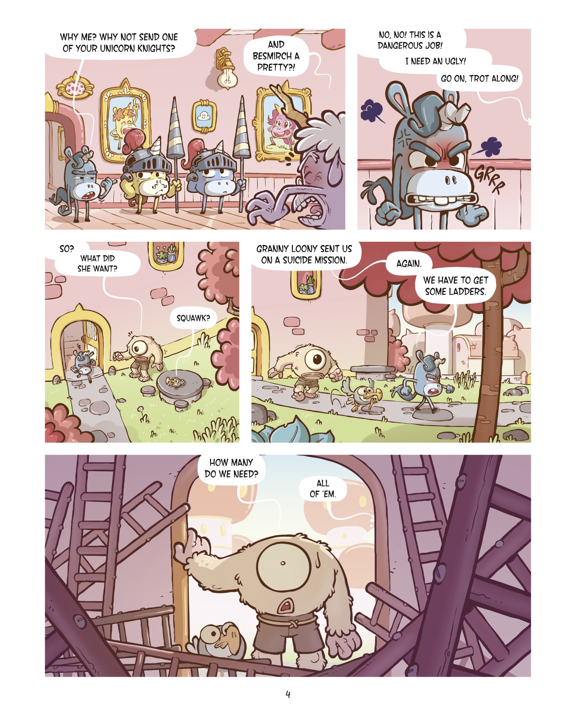 Read online Loonicorns comic -  Issue #1 - 4