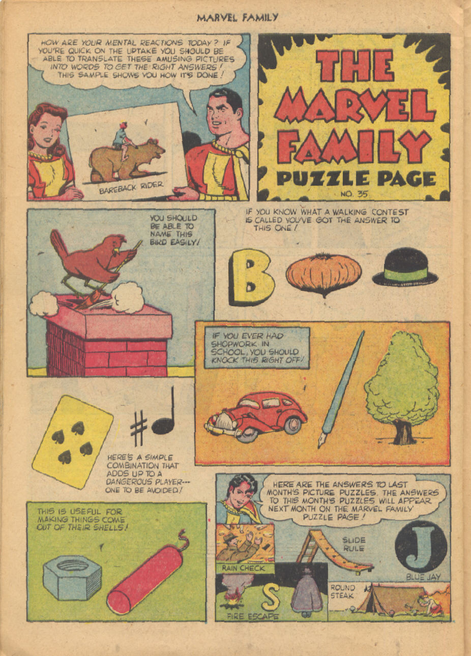 Read online The Marvel Family comic -  Issue #55 - 35