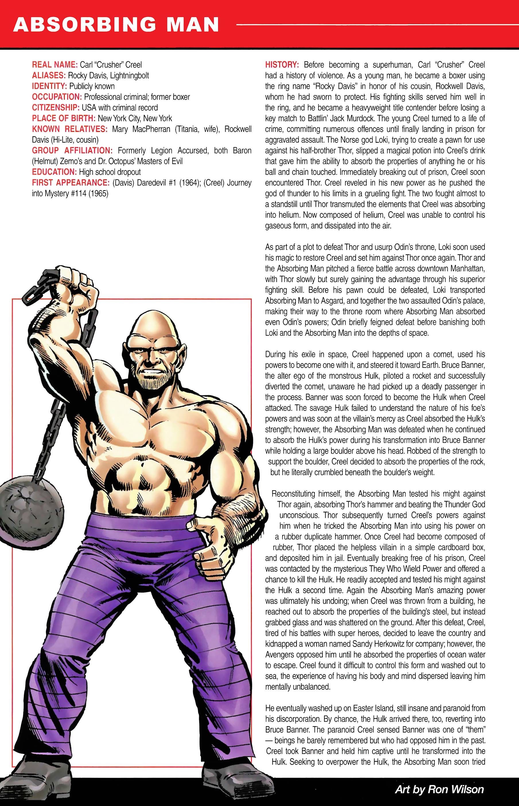 Read online Official Handbook of the Marvel Universe A to Z comic -  Issue # TPB 1 (Part 1) - 16