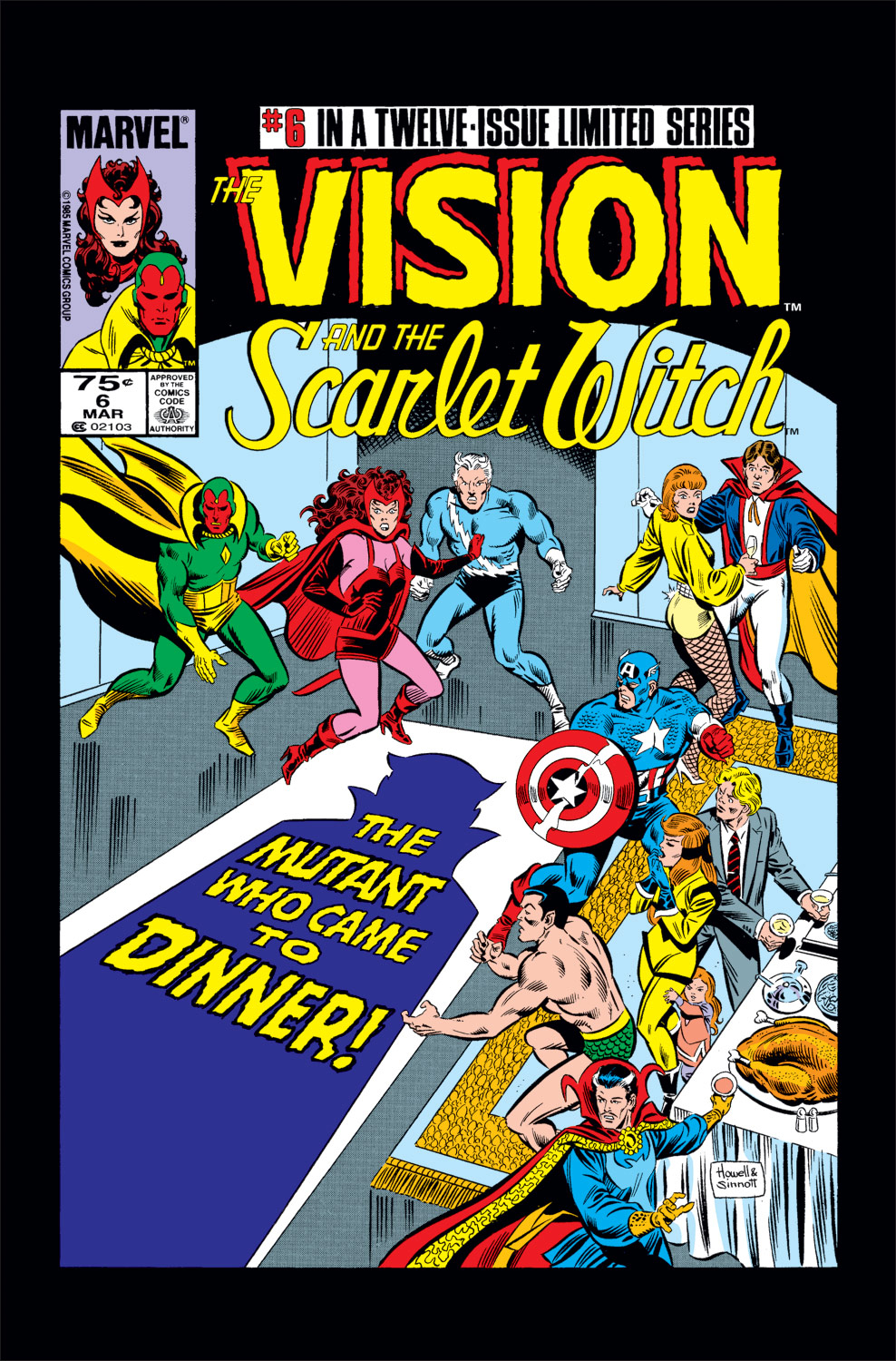 Read online The Vision and the Scarlet Witch (1985) comic -  Issue #6 - 1