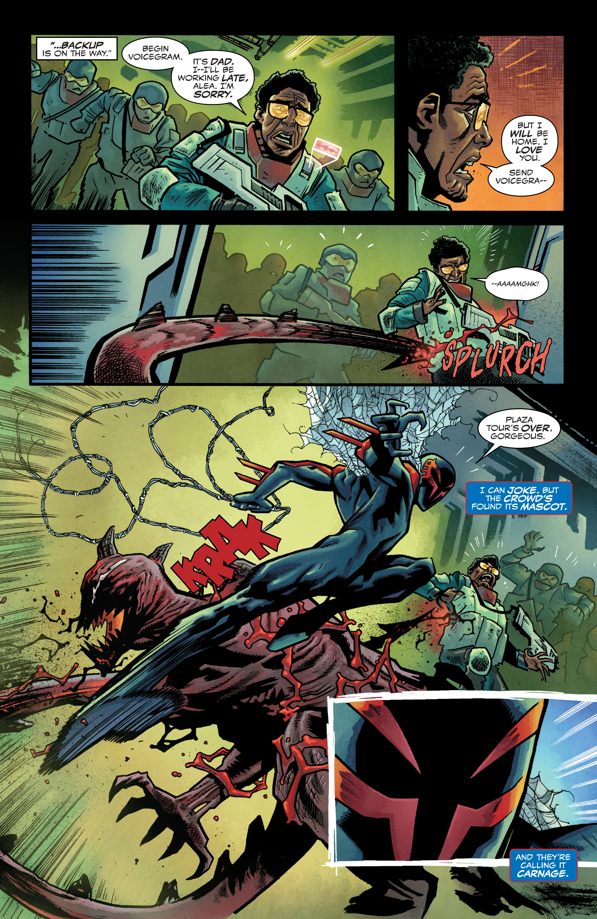 Read online Spider-Man 2099: Dark Genesis comic -  Issue #1 - 12