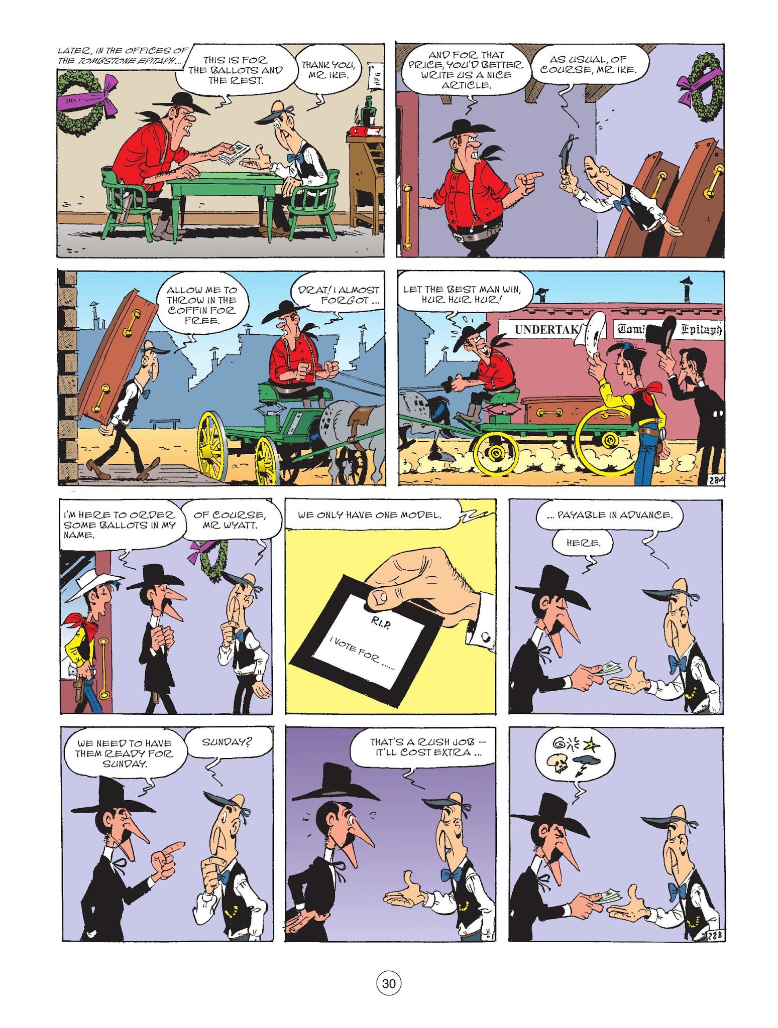 Read online A Lucky Luke Adventure comic -  Issue #70 - 32