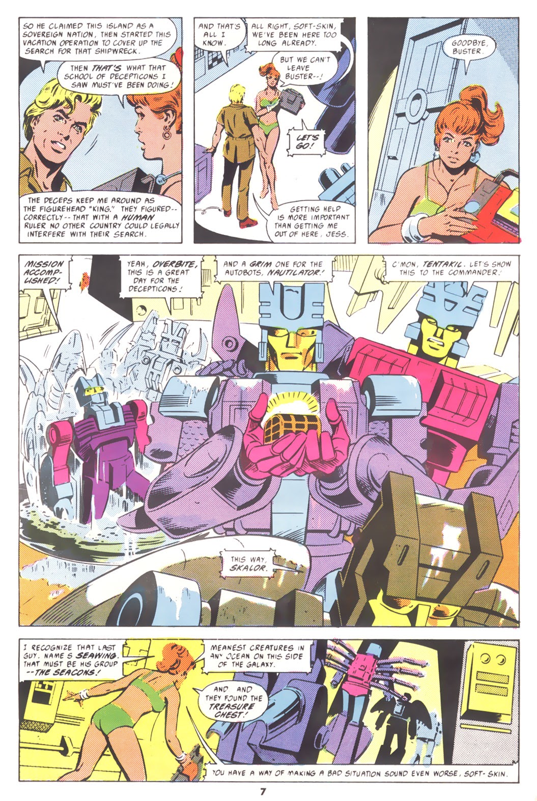 Read online The Transformers (UK) comic -  Issue #195 - 7