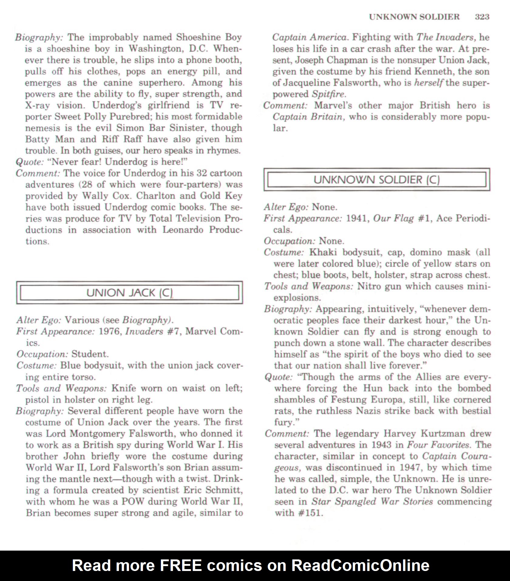 Read online The Encyclopedia of Superheroes comic -  Issue # TPB (Part 4) - 58
