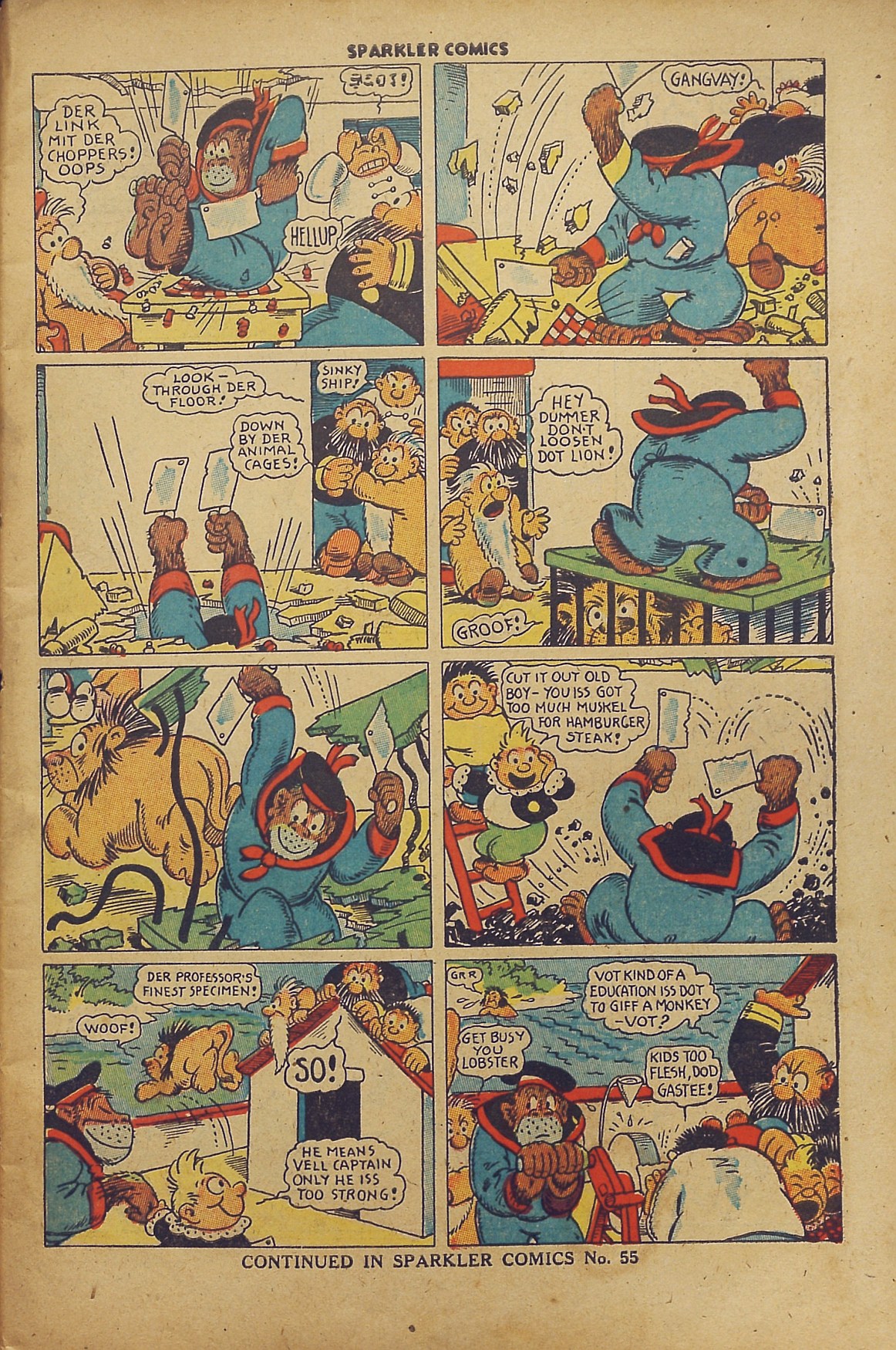 Read online Sparkler Comics comic -  Issue #54 - 7