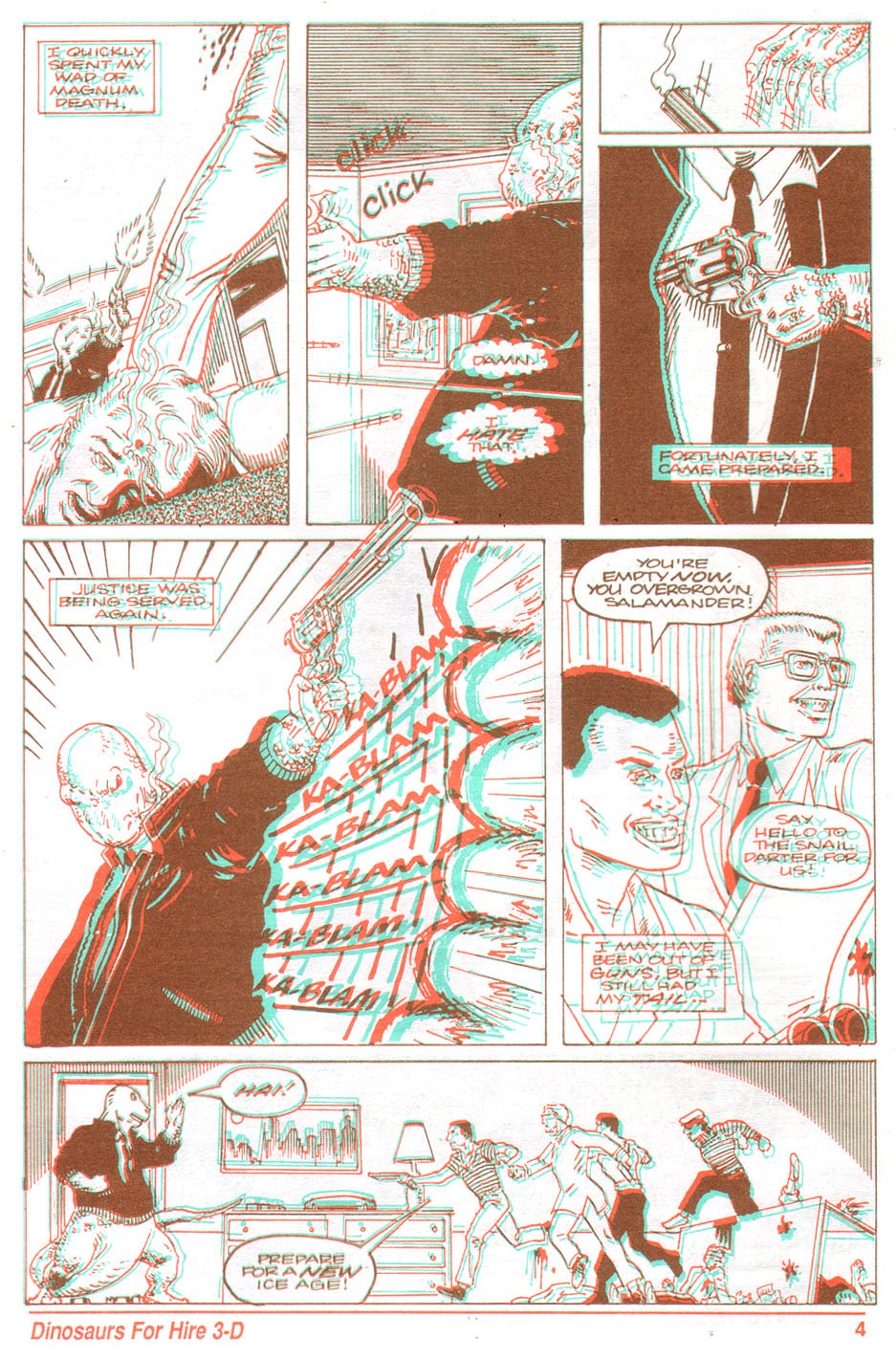Read online Dinosaurs For Hire 3-D comic -  Issue # Full - 6