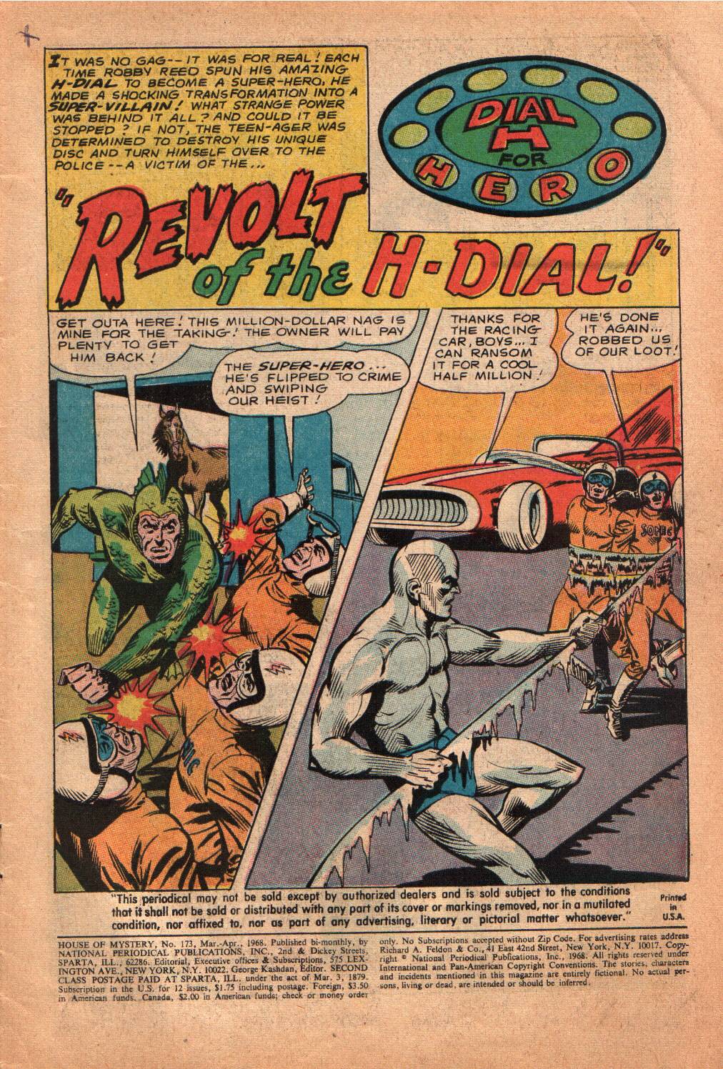 Read online House of Mystery (1951) comic -  Issue #173 - 3